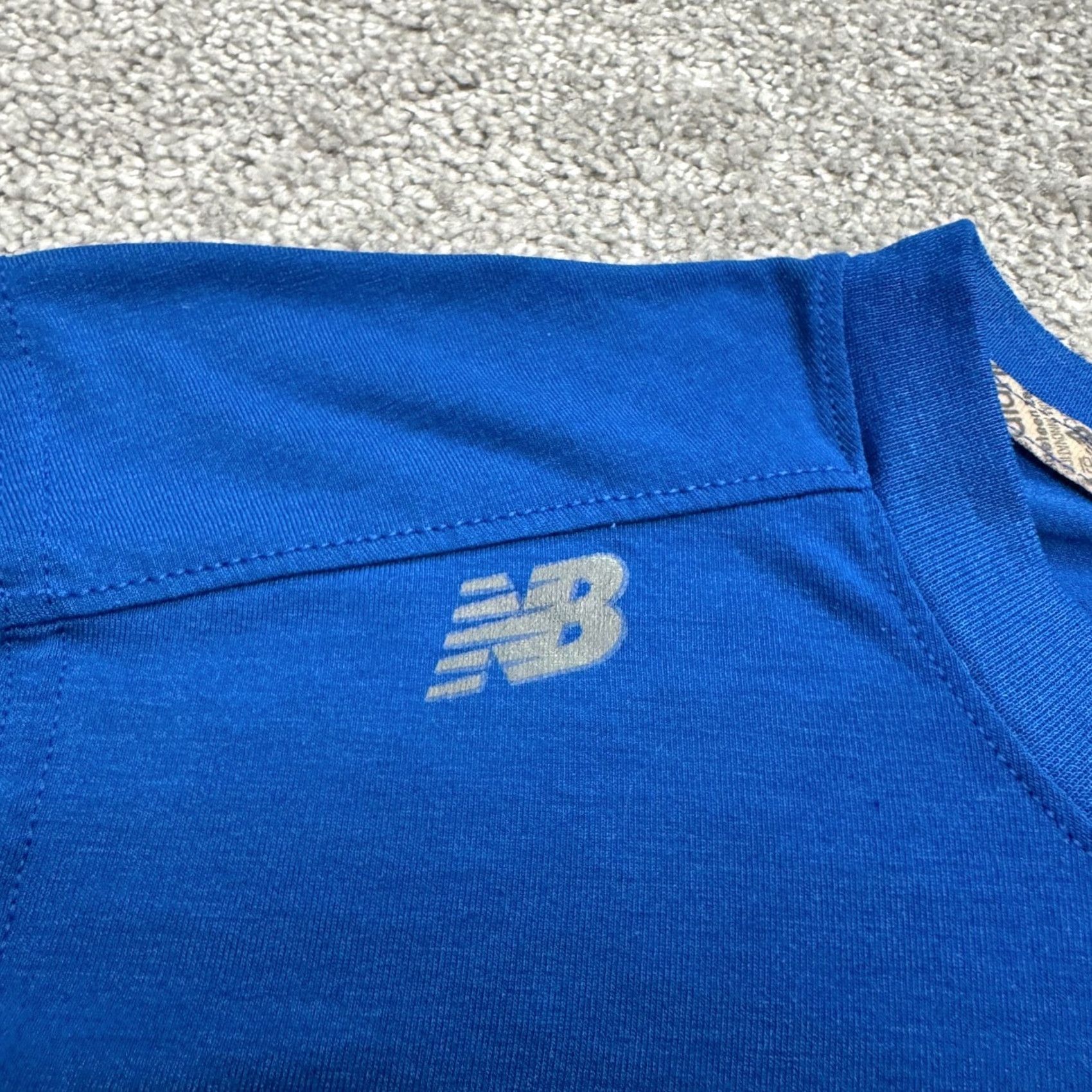 New Balance New Balance Lightning Dry A revolution In Motion T-Shirt Mens XL Blue Active Tee Size US XL / EU 56 / 4 - 5 Thumbnail