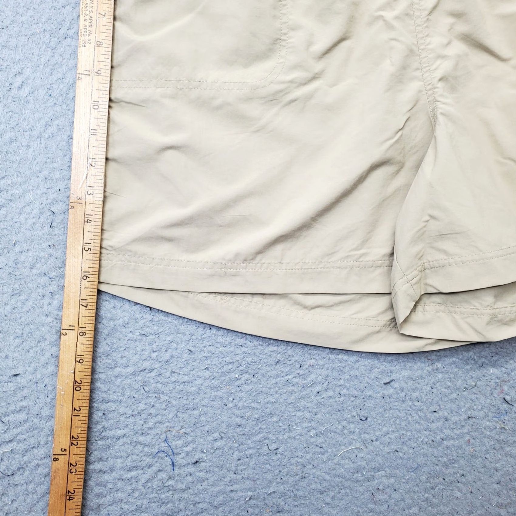 Vintage Columbia Pocketville Trail Shorts Womens XXL Brown Regular Fit Elastic Waist Size 40" / US 18 - 3 Thumbnail