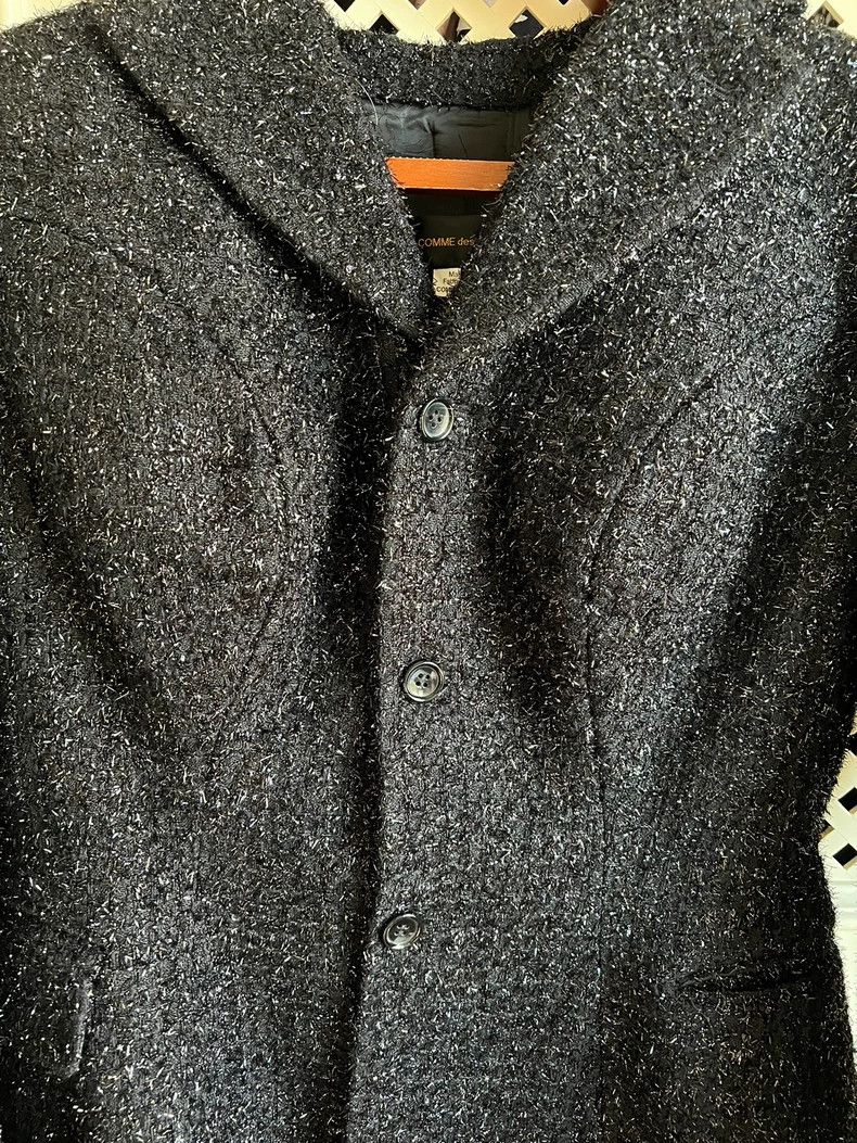 Comme des Garcons Comme Des Garcons Shiny black structured jacket Size S / US 4 / IT 40 - 3 Thumbnail