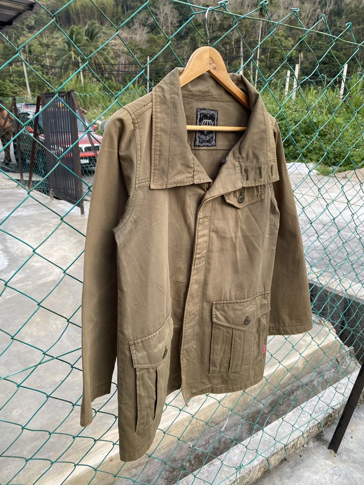 Japanese Brand Vintage Algonquins punk military sun faded jacket Size US M / EU 48-50 / 2 - 5 Thumbnail