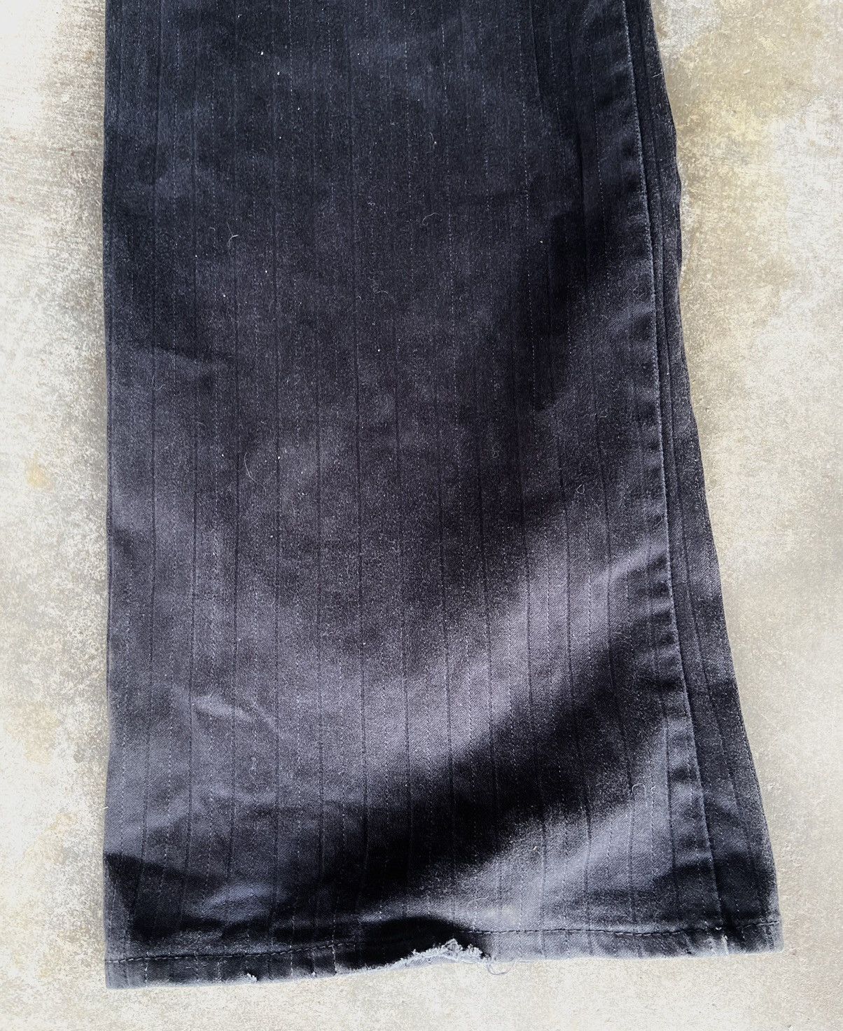 Japanese Brand Japanese wide flared pants stripe pattern Size US 34 / EU 50 - 7 Thumbnail