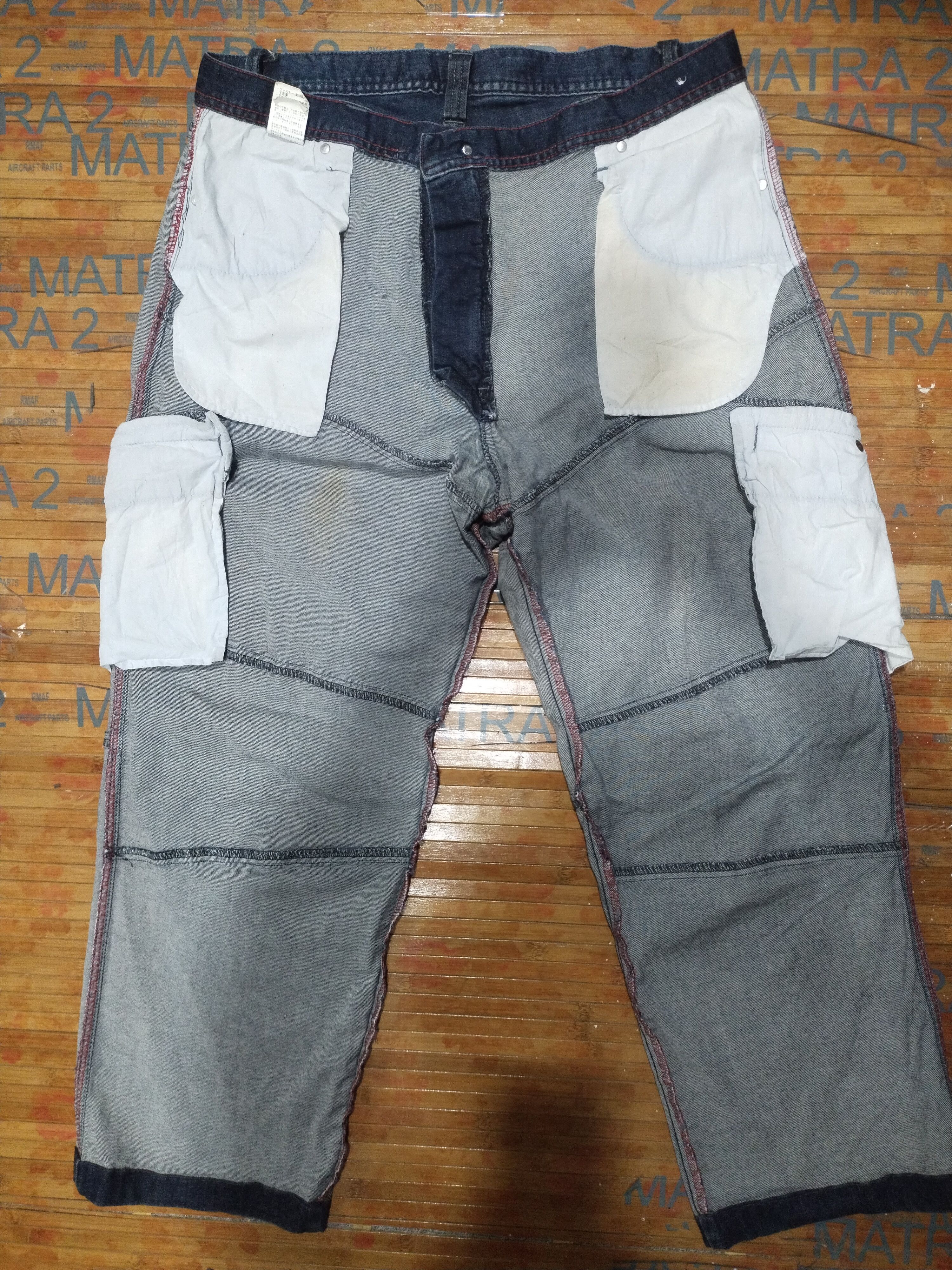 Other Jeans Blue B "Cargo Pants Design""Stretchable Sz 4L 37" Size US 37 - 15 Thumbnail