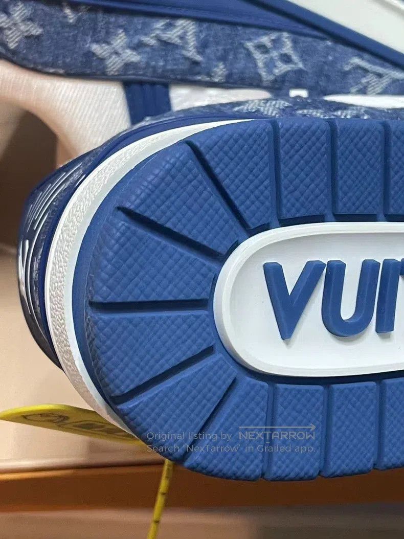 Louis Vuitton Louis Vuitton Blue cowboy trainer shoes Size US 8.5 / EU 41-42 - 7 Thumbnail