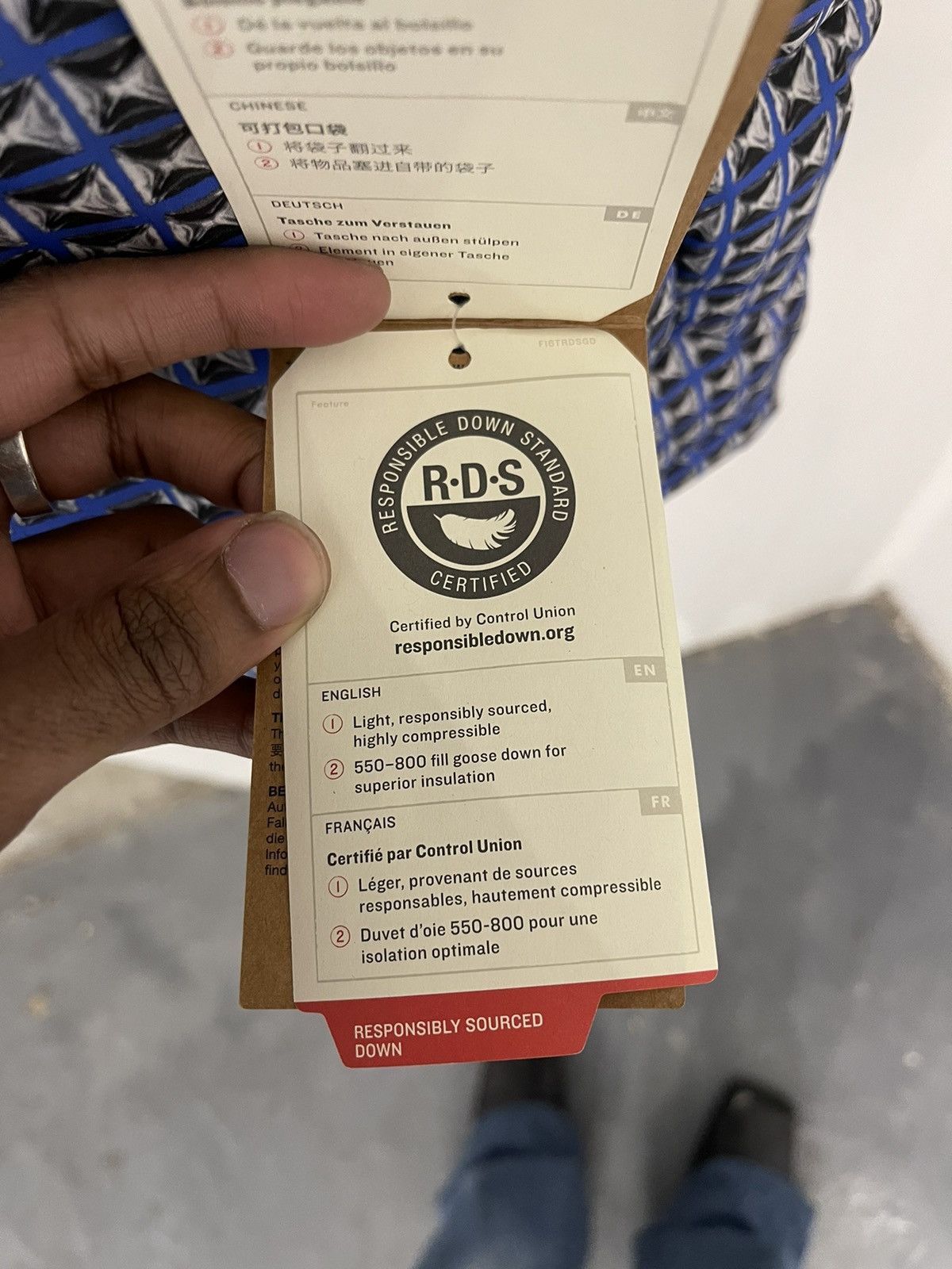 Supreme × The North Face Blue stud print nuptse vest Size US S / EU 44-46 / 1 - 4 Thumbnail