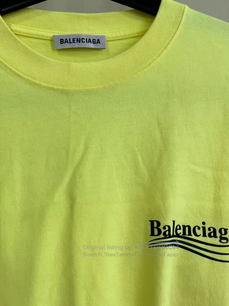 Balenciaga Balenciaga Fluorescent yellow Coca-Cola short-sleeve Size US M / EU 48-50 / 2 - 3 Thumbnail