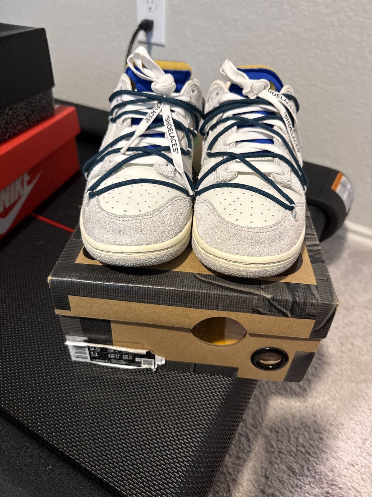 Nike × Off-White Nike x OFF-WHITE Dunk Low Lot 16 of 50 🚨 Size US 9.5 / EU 42-43 - 2 Thumbnail