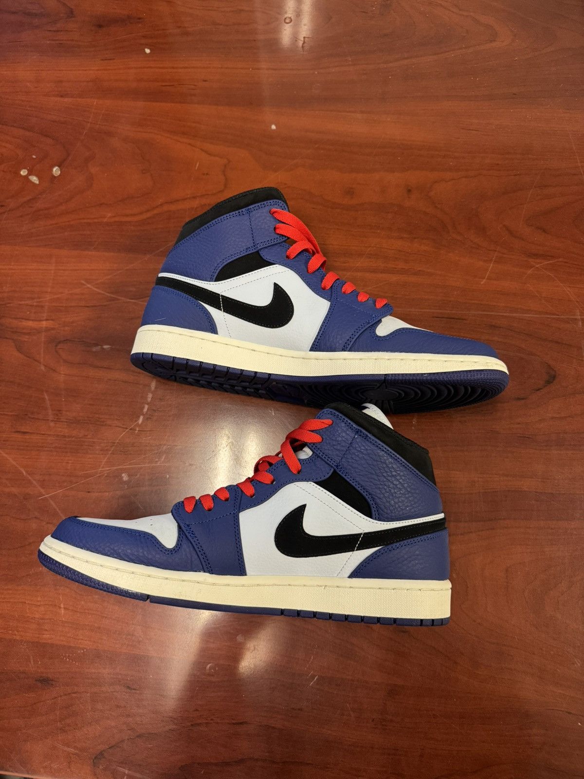 Jordan Brand Jordan 1 Mid Deep Royal Blue Size US 11 / EU 44 - 6 Thumbnail