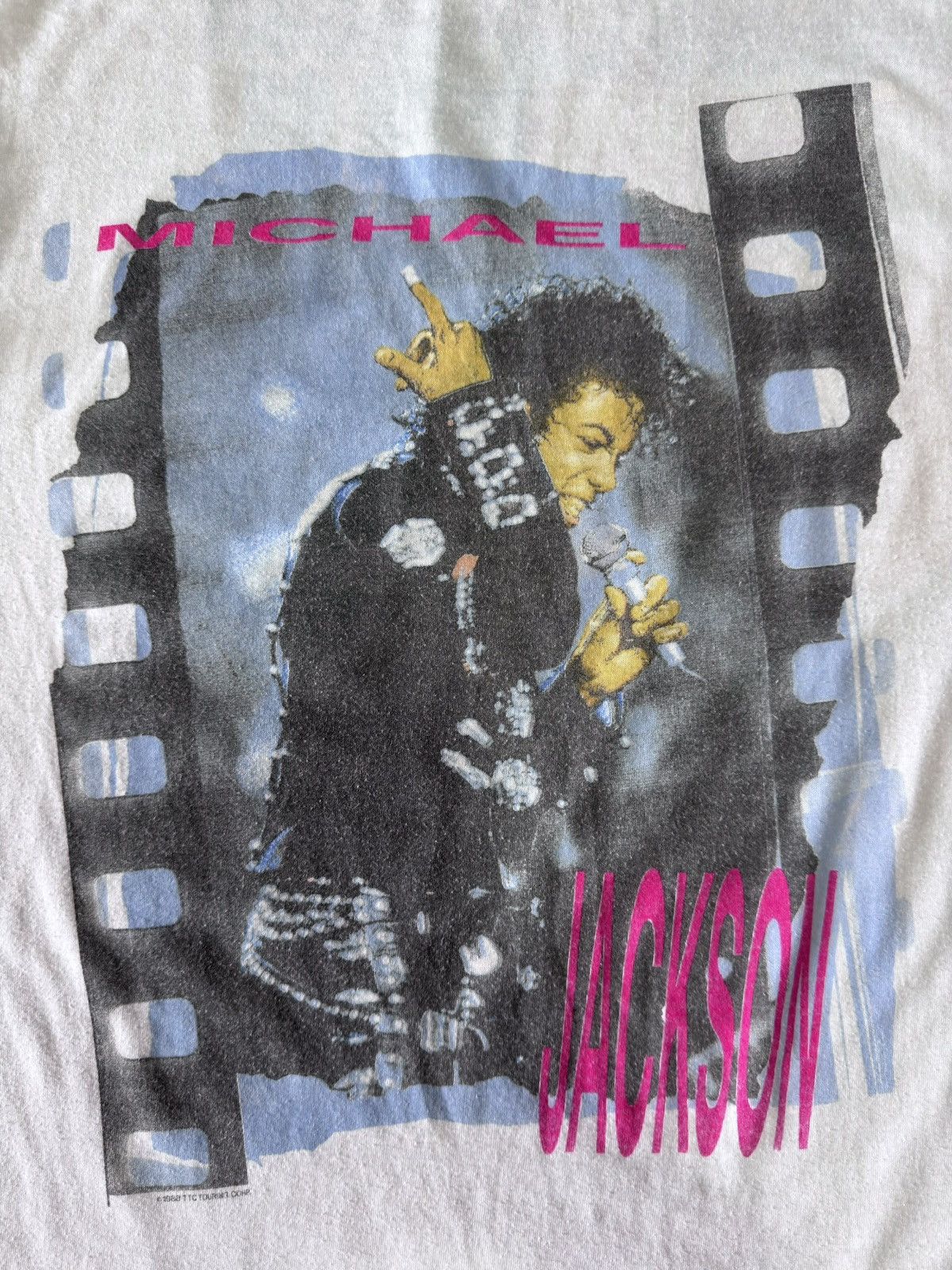 Band Tees 1988 Michael Jackson Bad Tour 88 80s VTG Spring Ford Shirt Size US XL / EU 56 / 4 - 6 Thumbnail