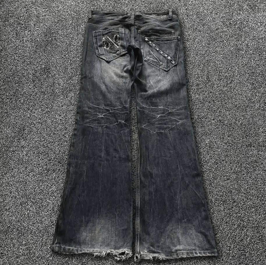 Other Y2K Vintage Washed Jeans Size US 32 / EU 48 - 2 Thumbnail