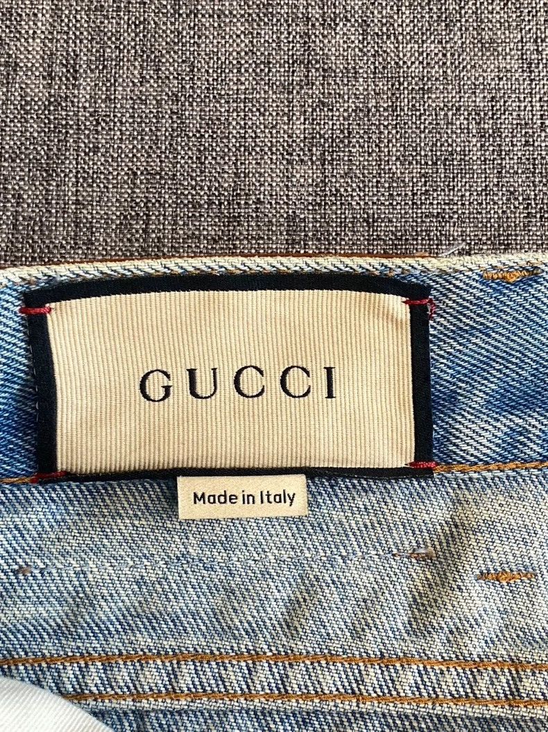 Gucci Gucci Striped webbing tapered jeans 2502-Nextarrow Size US 32 / EU 48 - 7 Thumbnail