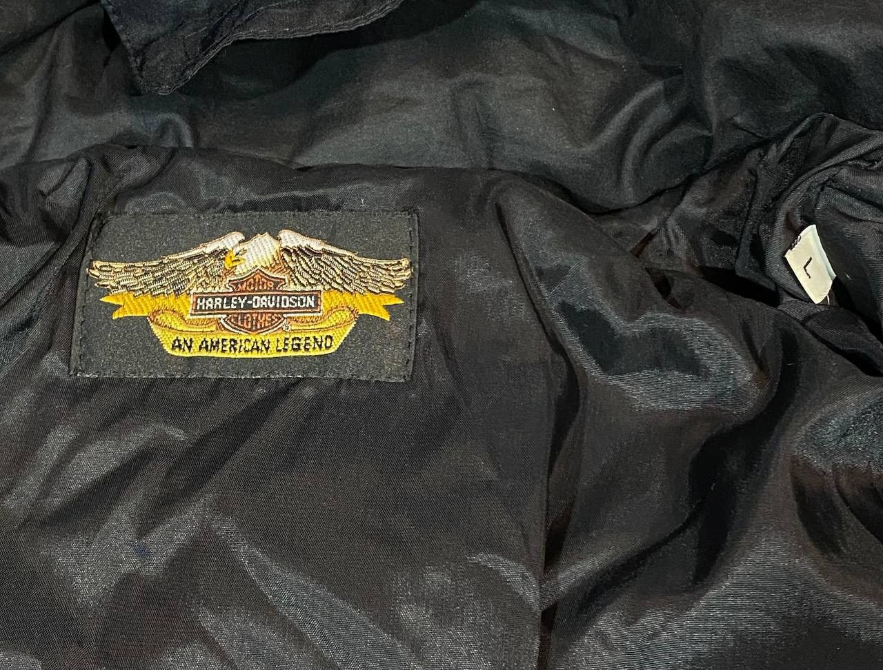 Harley Davidson × Vintage Harley Davidson Down Men Jacket Vintage Made in Italy Size US XL / EU 56 / 4 - 12 Thumbnail