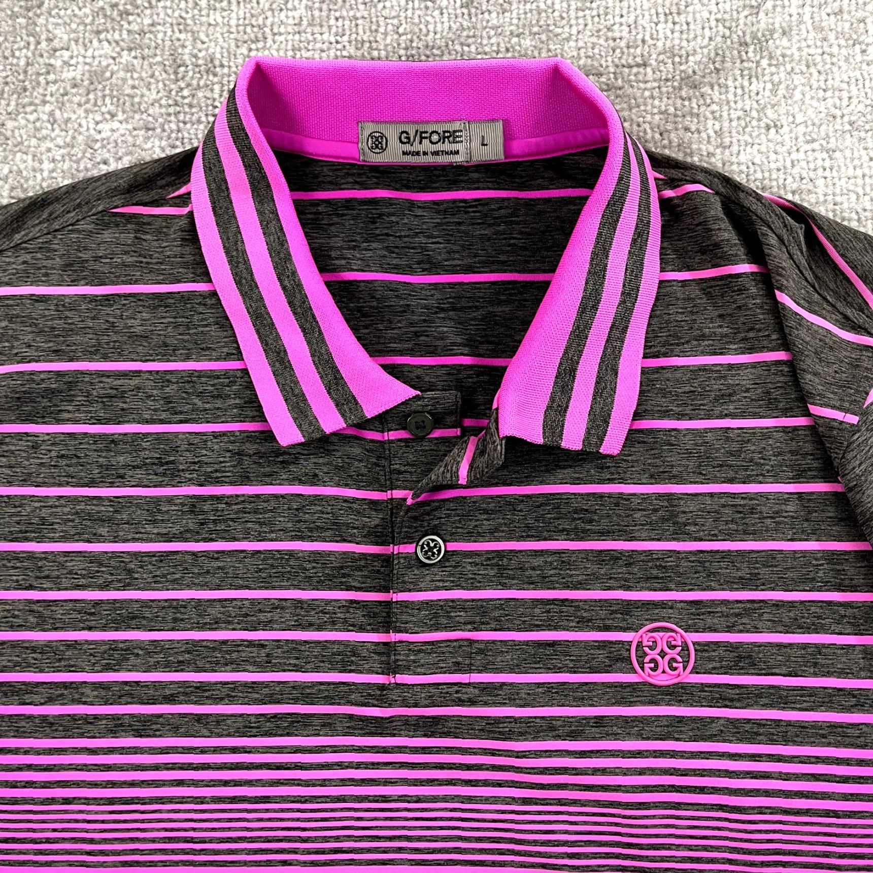 G/FORE G/FORE Polo Shirt Mens L Multicolor Stripe Golf Classic Sports Mens Size US L / EU 52-54 / 3 - 2 Thumbnail