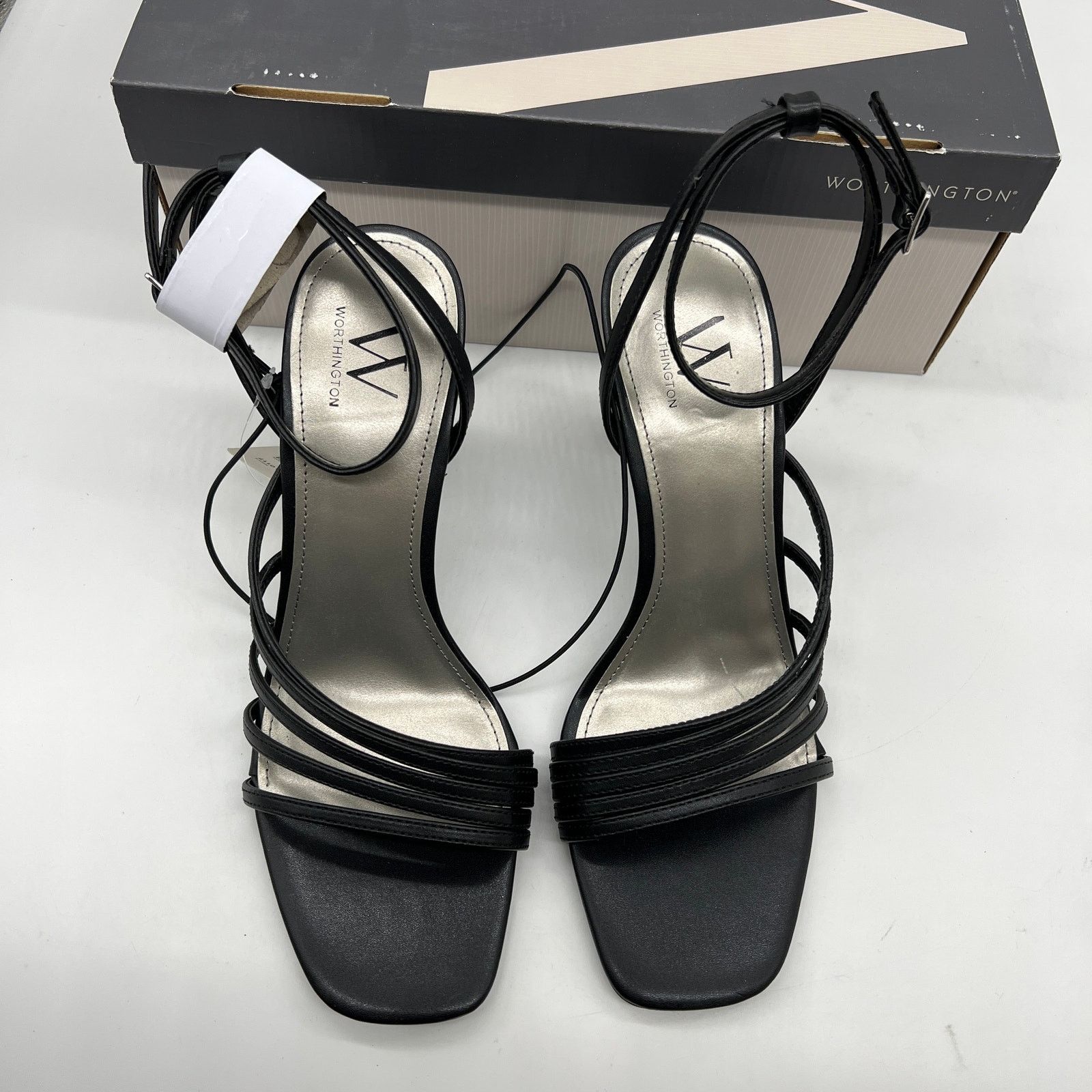 Other Worthington Women Shoes Estero Black Heeled Sandals Size 10M Size US 10 / IT 40 - 2 Thumbnail