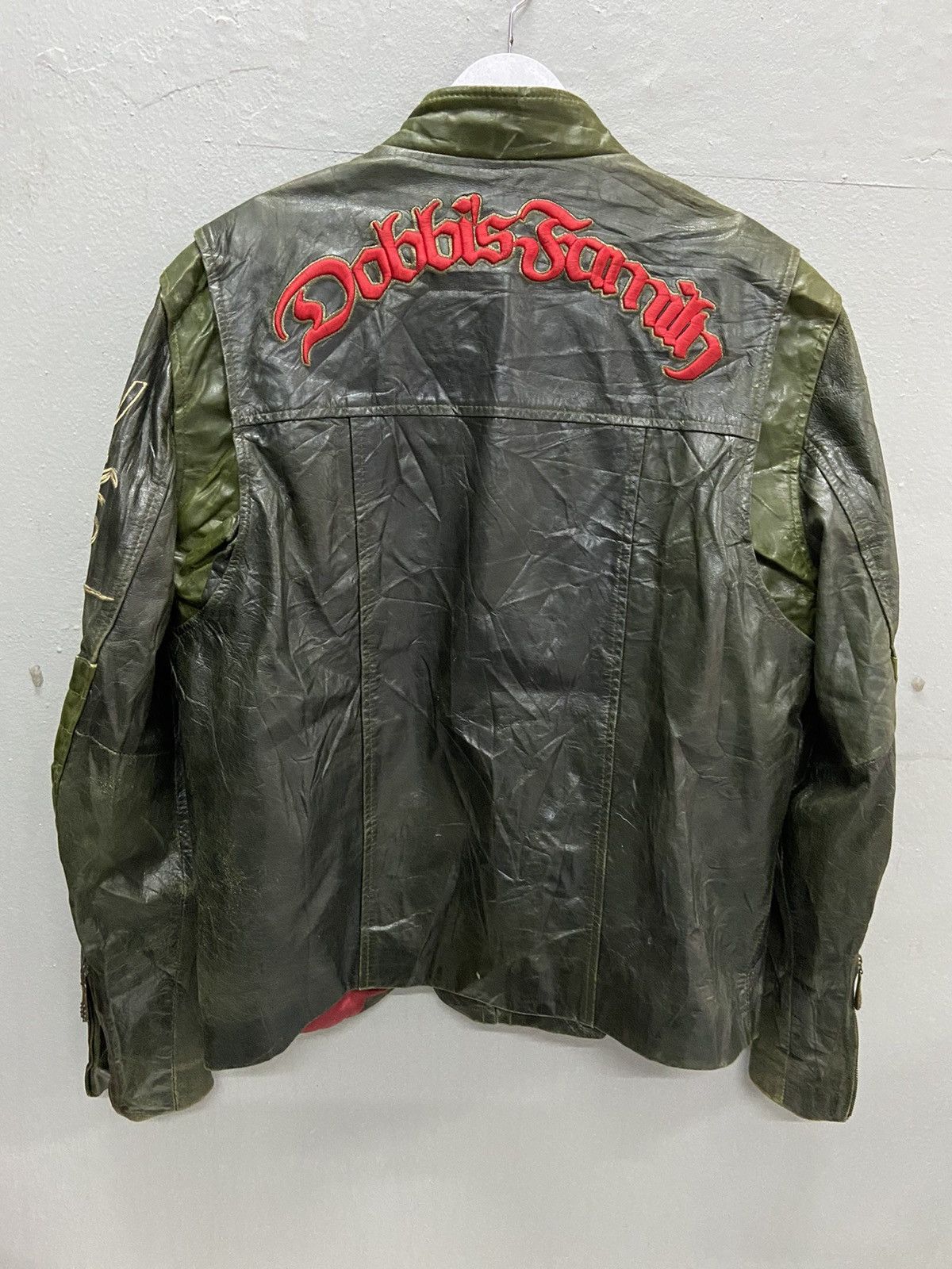 Japanese Brand DOBBI’S FAMILY ROAD RIDER MOTO MAFIA JACKET Size US M / EU 48-50 / 2 - 7 Thumbnail