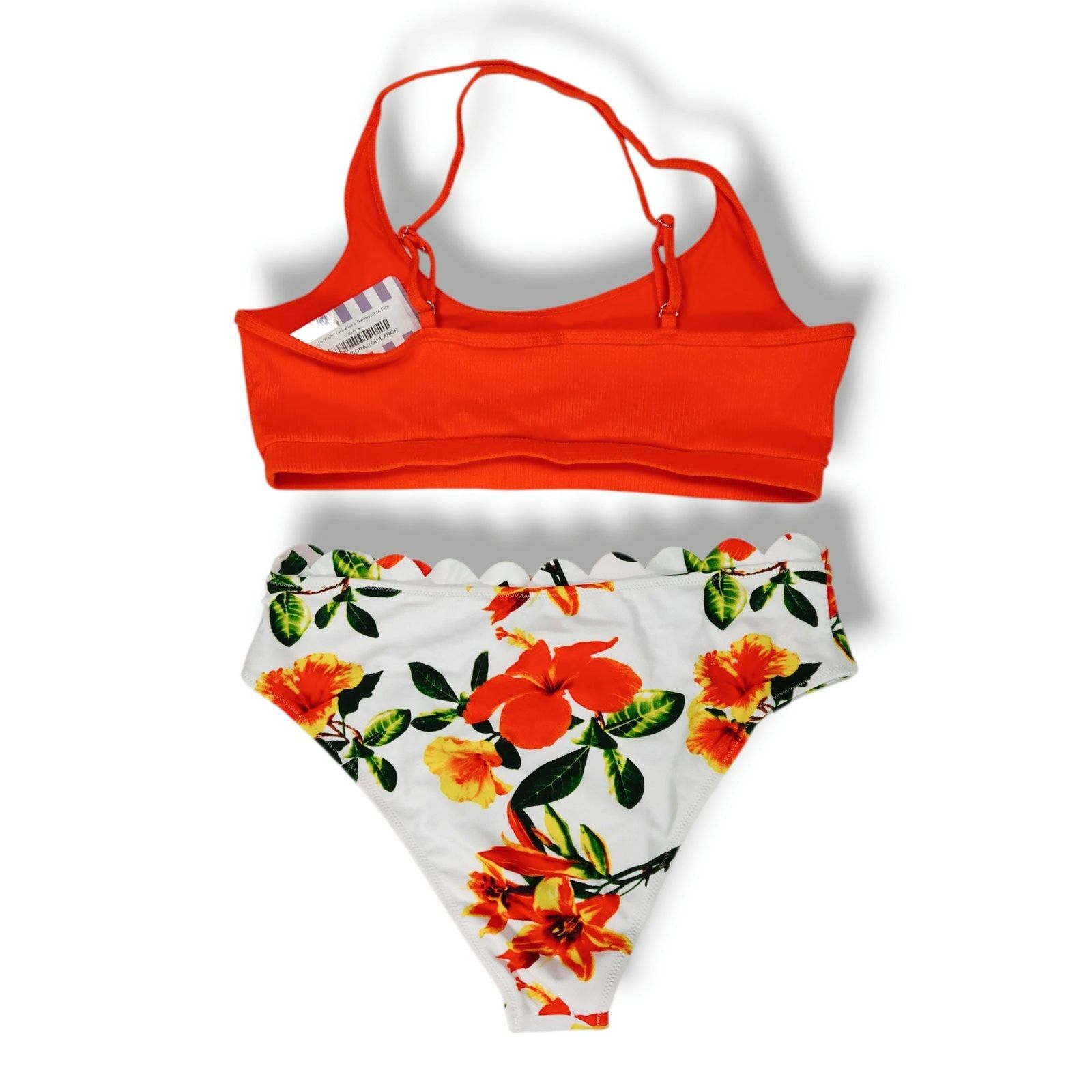 Other Double Zero Top L + Cupshe Bottoms L NWT Swim Set Two Piece Size ONE SIZE - 2 Thumbnail
