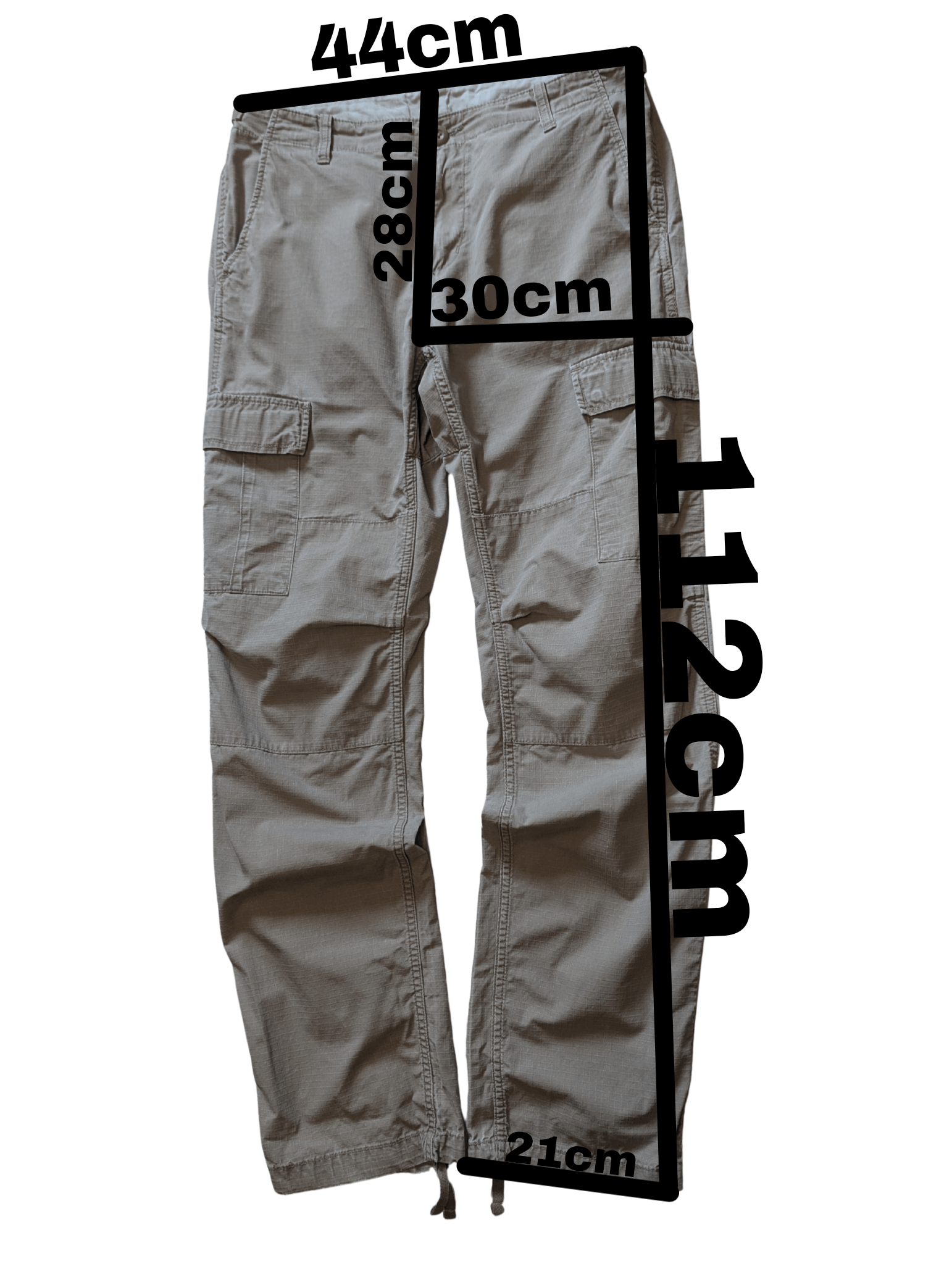 Carhartt Carhartt WIP Aviation Cargo Pants 34x34 Ripstop Workwear Size US 34 / EU 50 - 17 Thumbnail