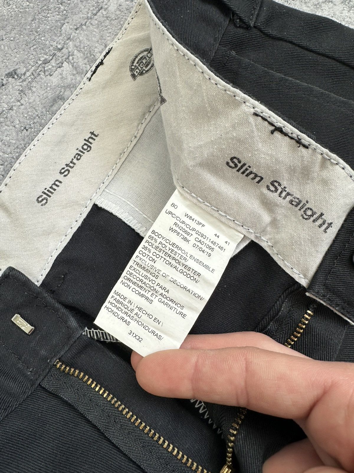 Dickies Vintage Dickies Pants Slim Straight Skate y2k grunge pants Size US 31 - 10 Thumbnail