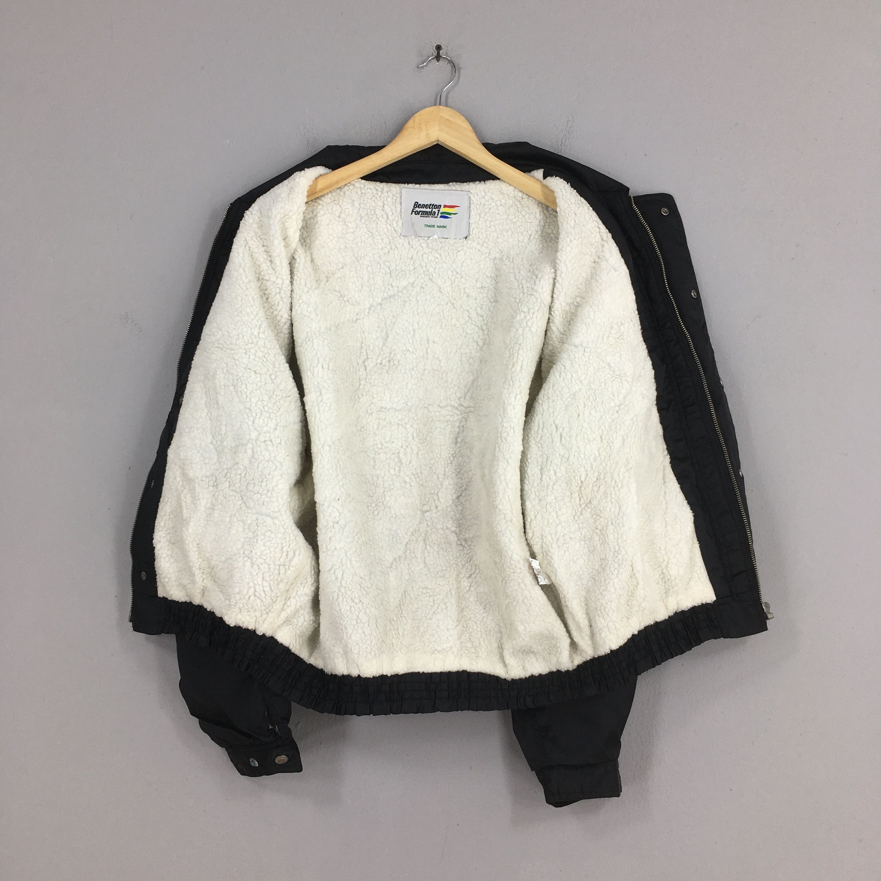 Benetton Vintage Benetton Formula 1 Black Button Jacket Large Size US L / EU 52-54 / 3 - 5 Thumbnail