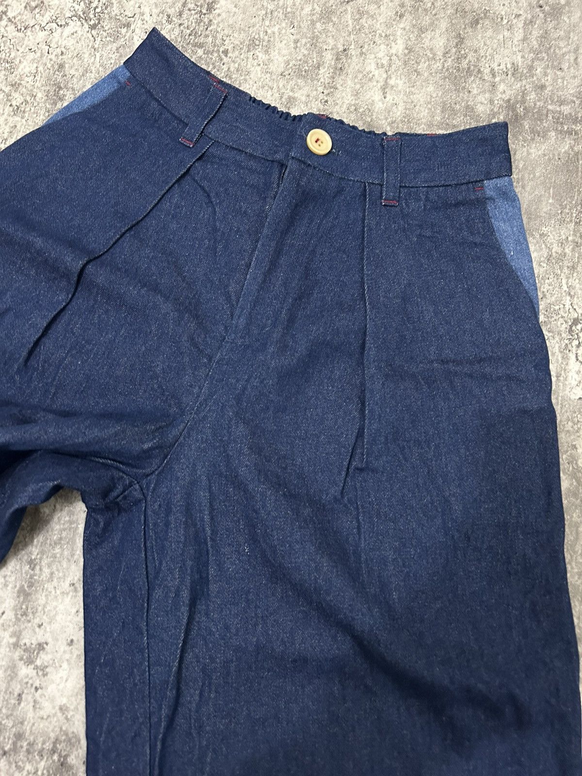 Japanese Brand × Yohji Yamamoto Pou Dou Dou Baggy Jeans Yohji style Size US 28 / EU 44 - 6 Thumbnail