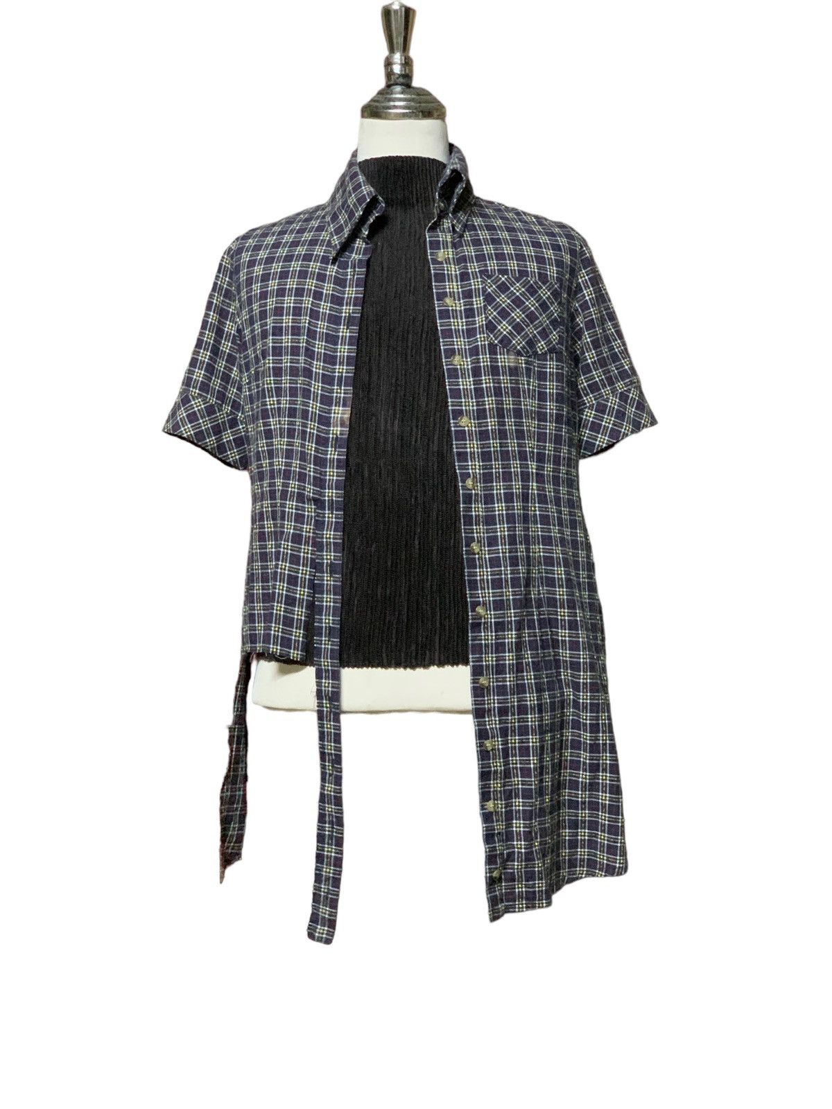 💥Betty’s Blue Shinji Abe Custom Cut Button Up Streetpunk