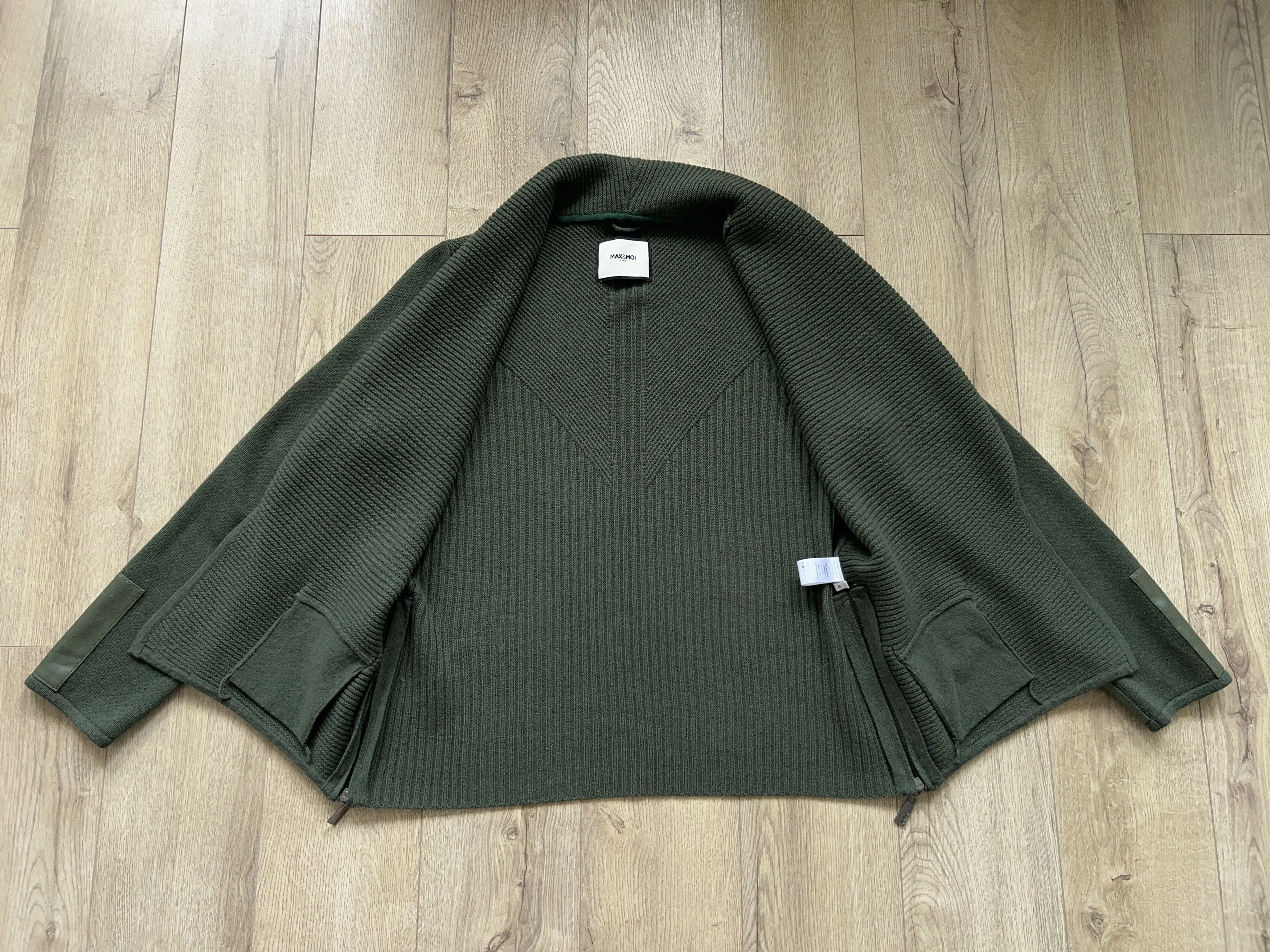 Designer Womens MAX & MOI Wool Cashmere Open Cardigan Sweater Size S / US 4 / IT 40 - 10 Thumbnail