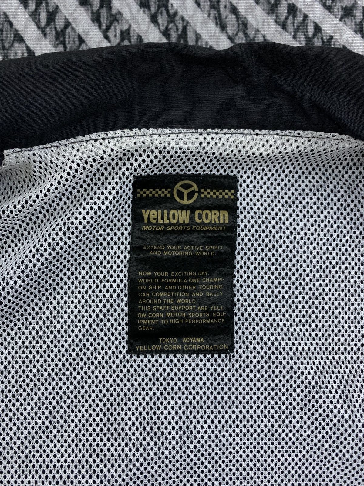 YELLOW CORN Vtg Yellow Corn Highway Magician Motorsport Zipper Jacket Size US XL / EU 56 / 4 - 9 Thumbnail