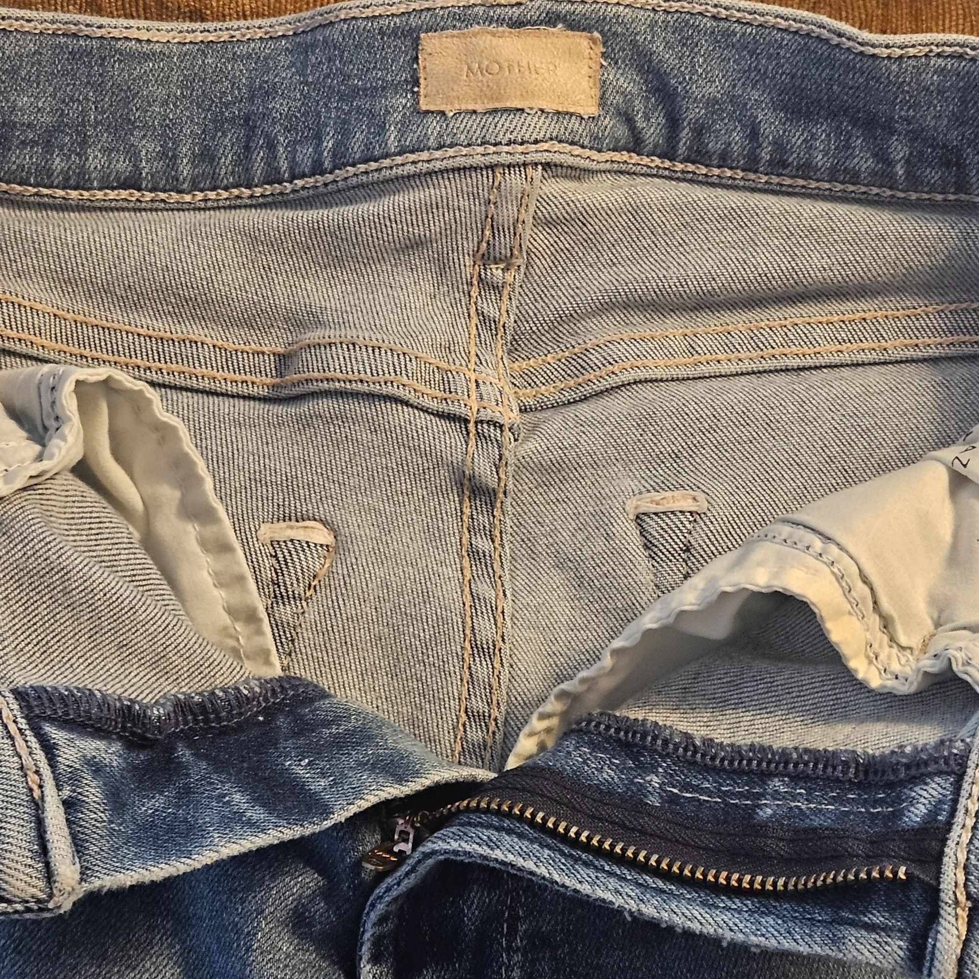 MOTHER Mother Women Mid-Rise Dazzler Ankle Fray Jeans 26 Quiet Luxu Size 26" / US 2 / IT 38 - 9 Thumbnail