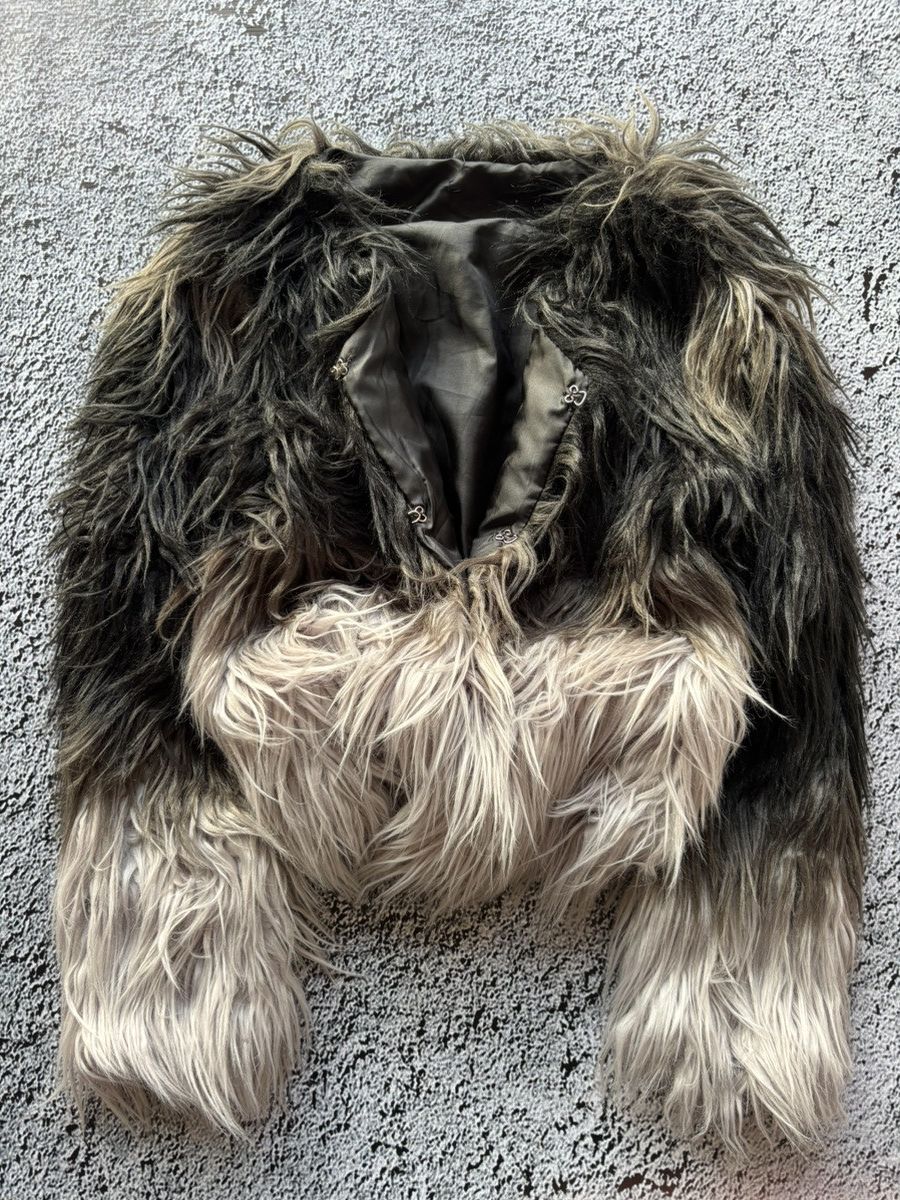 20471120 Avant garde Y2K gradient faux fur coat Size M / US 6-8 / IT 42-44 - 5 Thumbnail