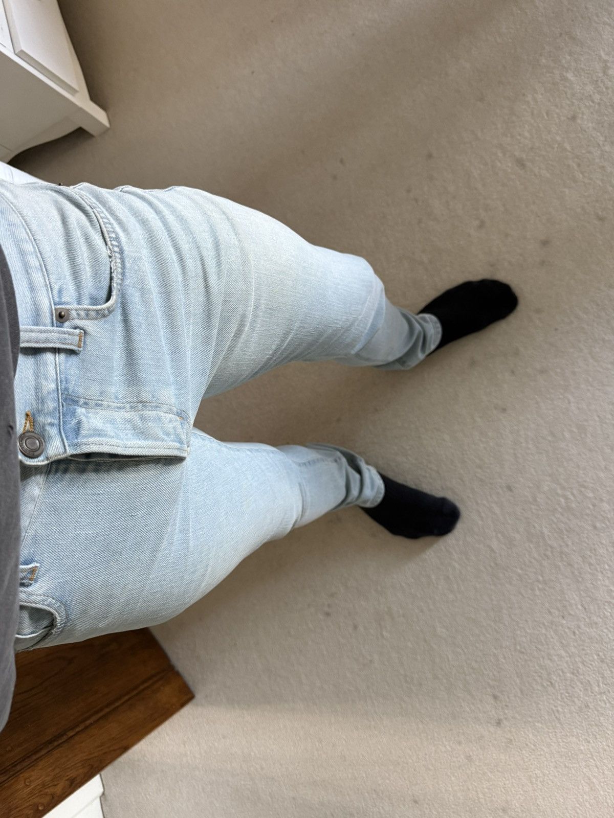 Saint Laurent Paris SS14 Saint Laurent light wash denim jeans Hedi Slimane 31 Size US 31 - 5 Thumbnail