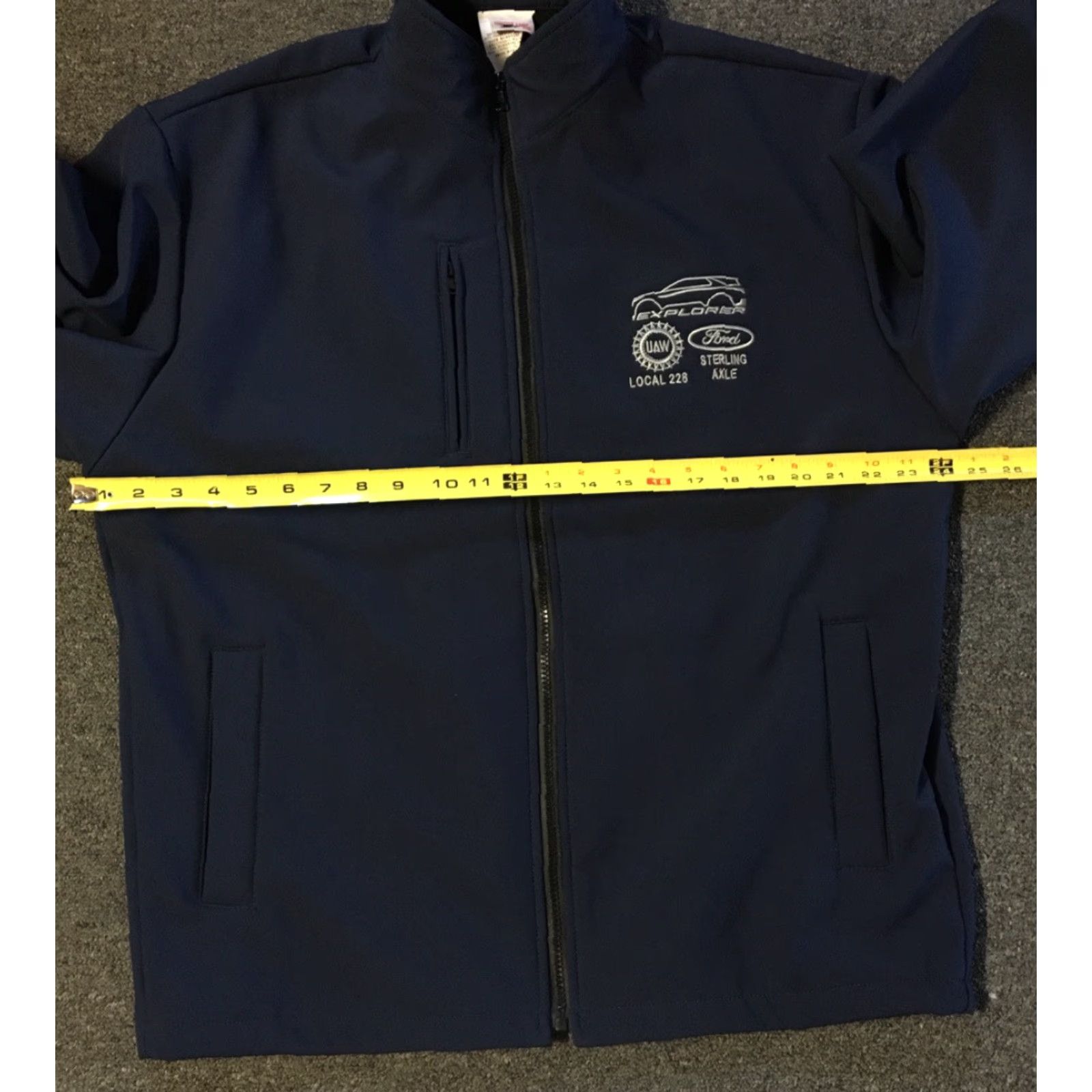 Ford Vtg 90s Ford Explorer United Auto Workers Union Made Jacket L USA Car UAW Grunge Biker Truck Mens Jacket Size US L / EU 52-54 / 3 - 5 Thumbnail