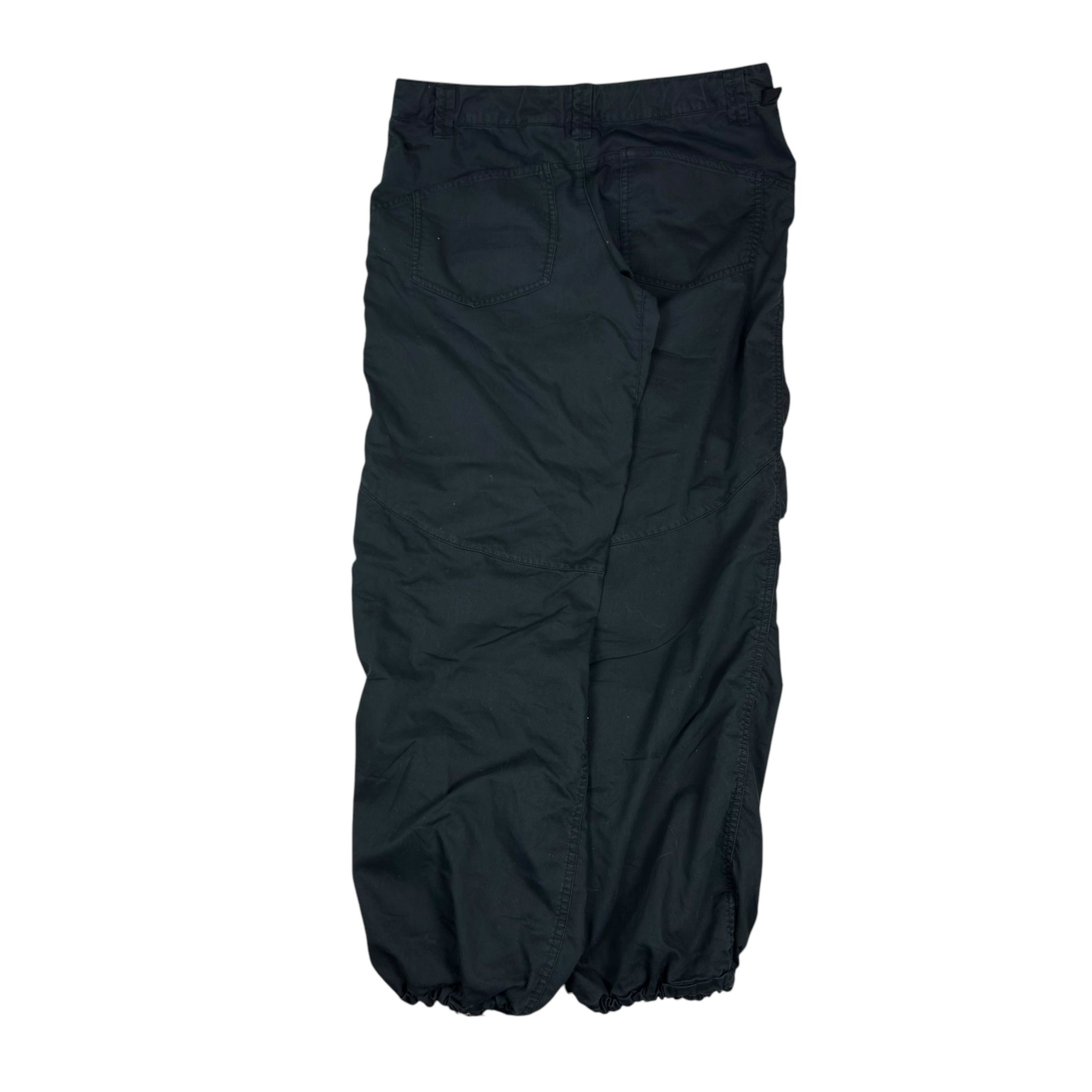 Nike × Vintage Nike Fit Dri Women's Black Swoosh Tapered Leg Track Pant 10 Size 32" / US 10 / IT 46 - 8 Thumbnail