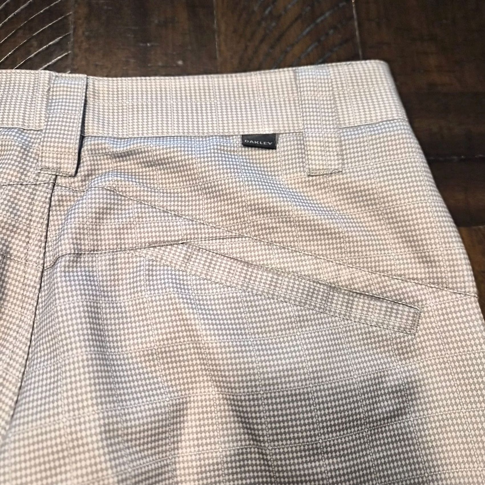 Oakley Oakley Golf Pants Mens 30x32 Lightweight Performance Diamond Pattern Gray Size US 36 / EU 52 - 7 Thumbnail