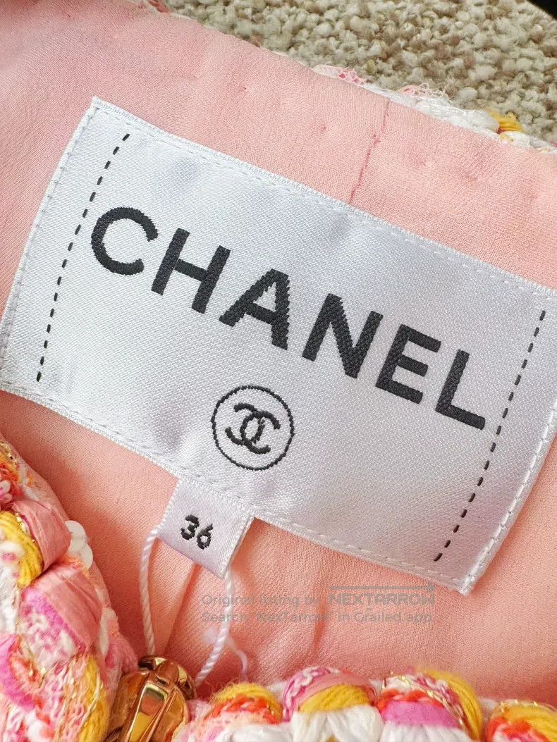 Chanel Chanel 19C Cruise Series Orange Sequin Mixed Colour Jacket Size XS / US 0-2 / IT 36-38 - 5 Thumbnail