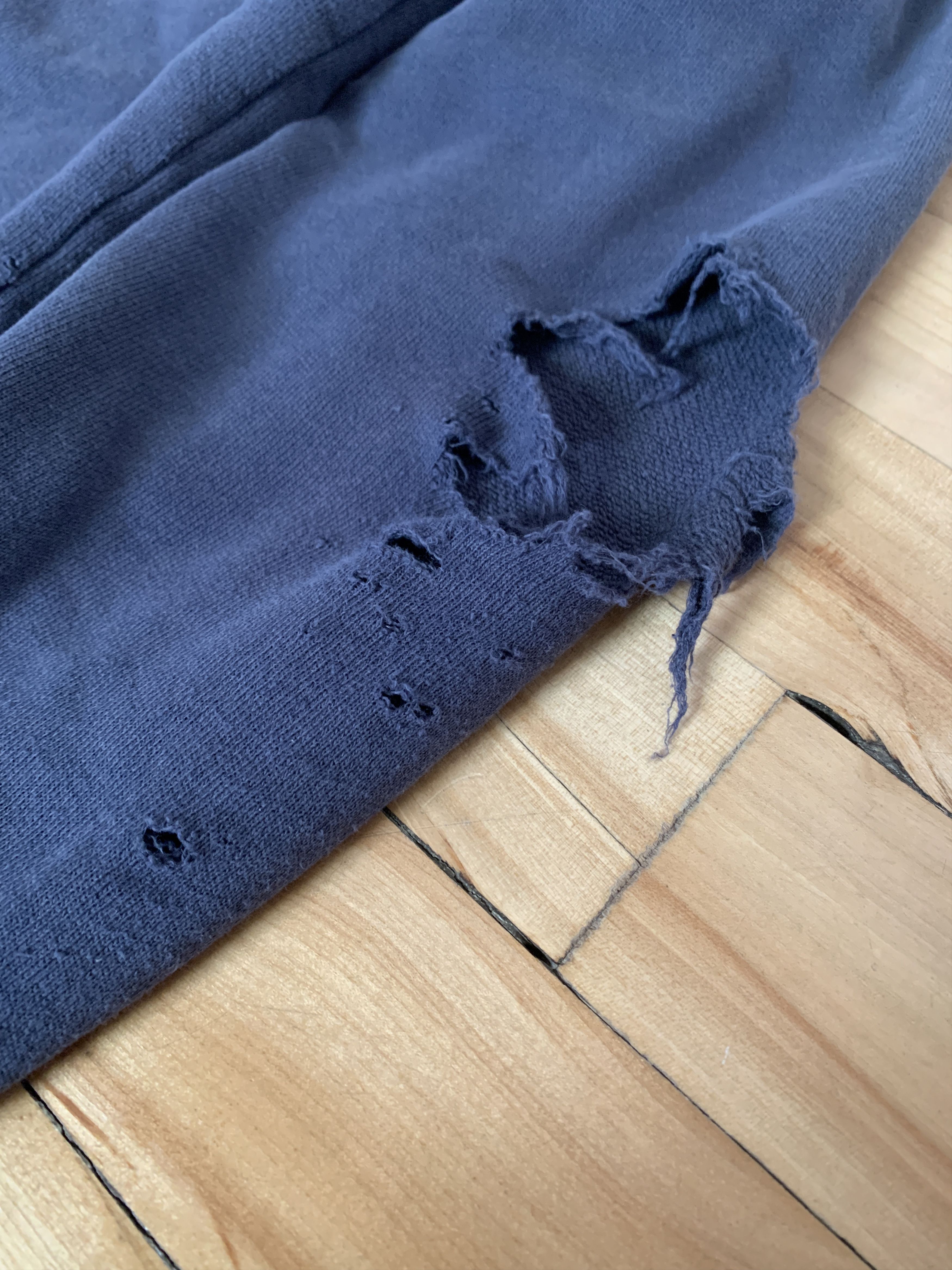 Vintage Distressed Zip Hoodie Size US S / EU 44-46 / 1 - 6 Thumbnail