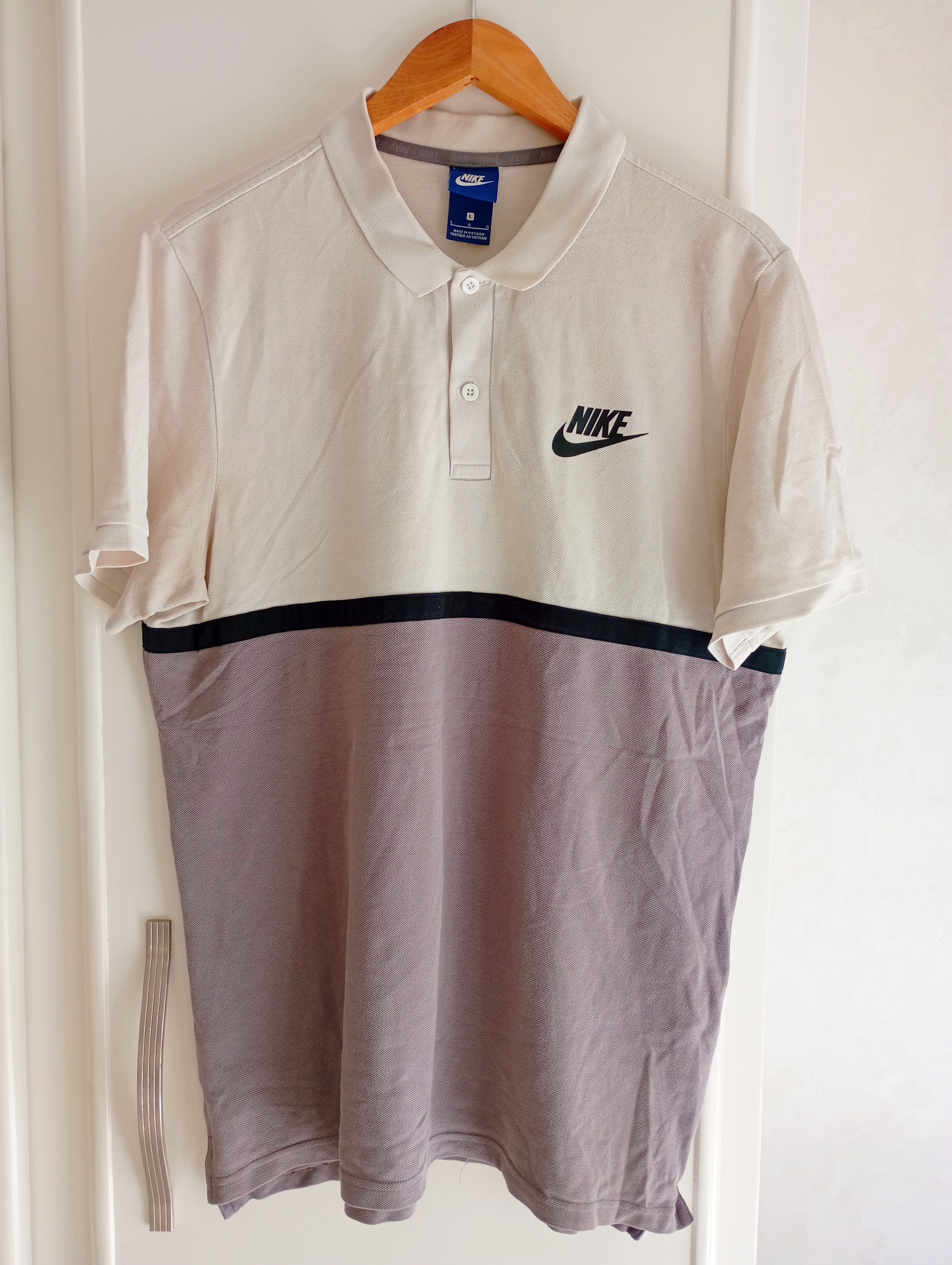 Nike × Vintage Nike Polo Distressed Style 90s Y2k L Size US L / EU 52-54 / 3 - 1 Thumbnail