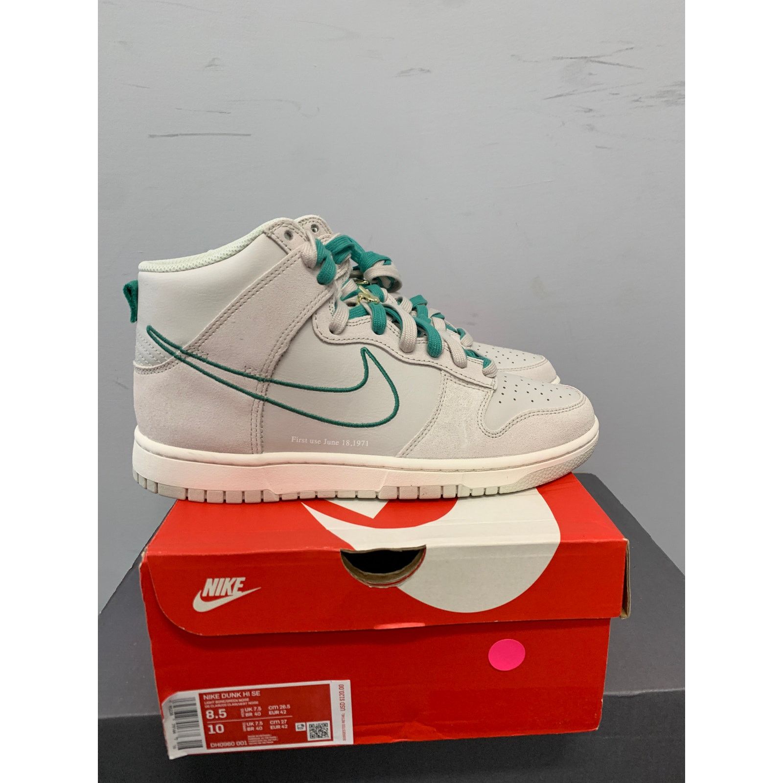 Nike Nike Dunk High First Use Sail Size 8.5 BRAND NEW SHIPS NOW Size US 8.5 / EU 41-42 - 1 Thumbnail