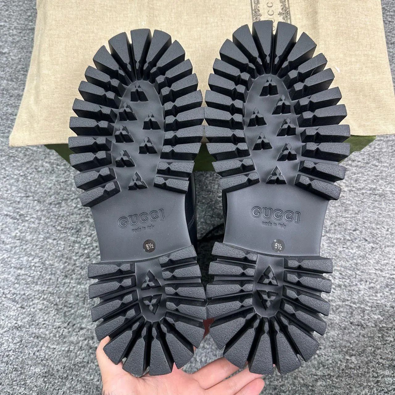 Gucci Gucci Black Platform Martin Boots Size 42.5. Size US 9.5 / EU 42-43 - 4 Thumbnail