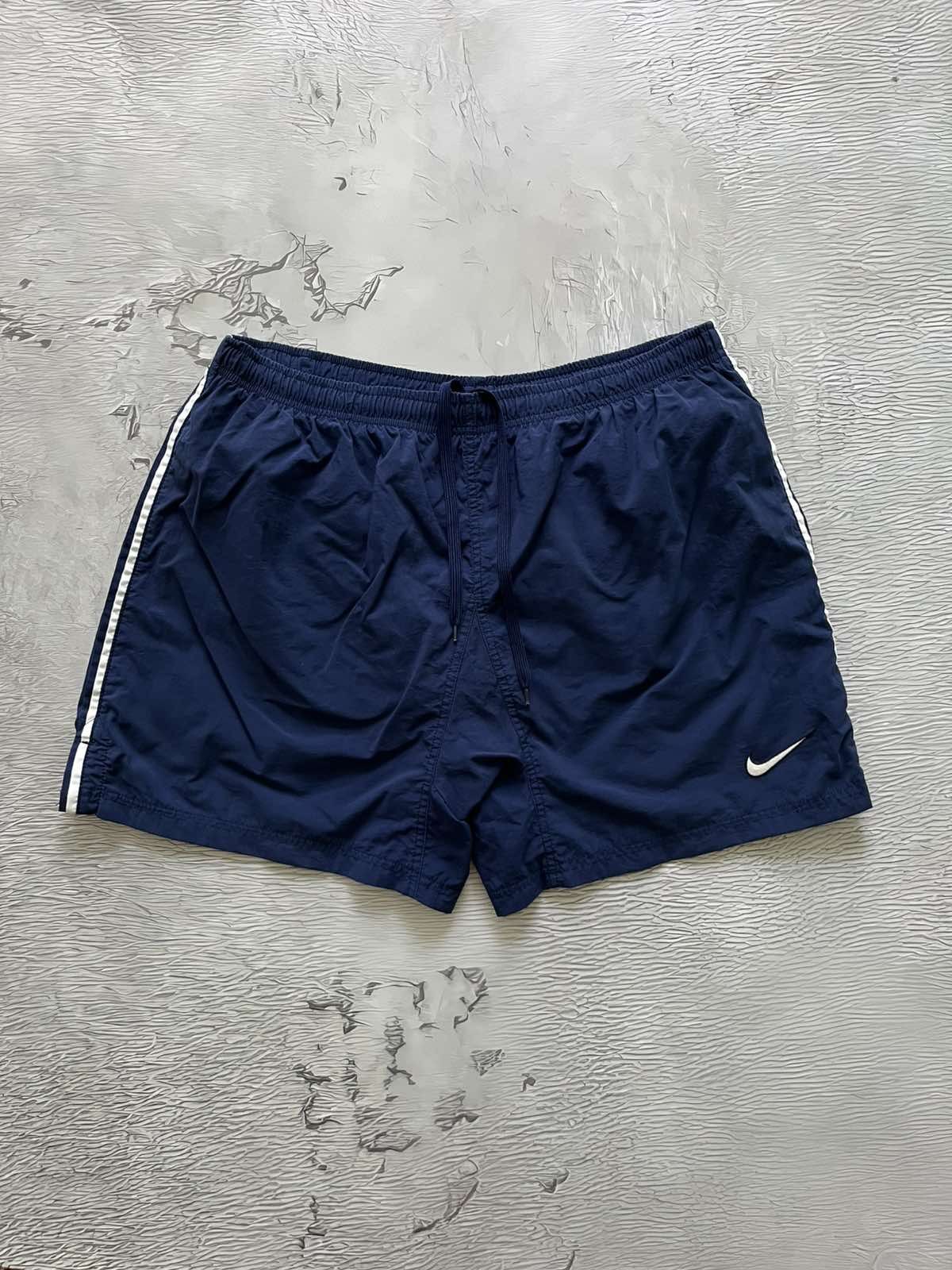 Nike Y2K Nike Streetwear Nylon Vintage Shorts Blue Size US 34 / EU 50 - 2 Thumbnail