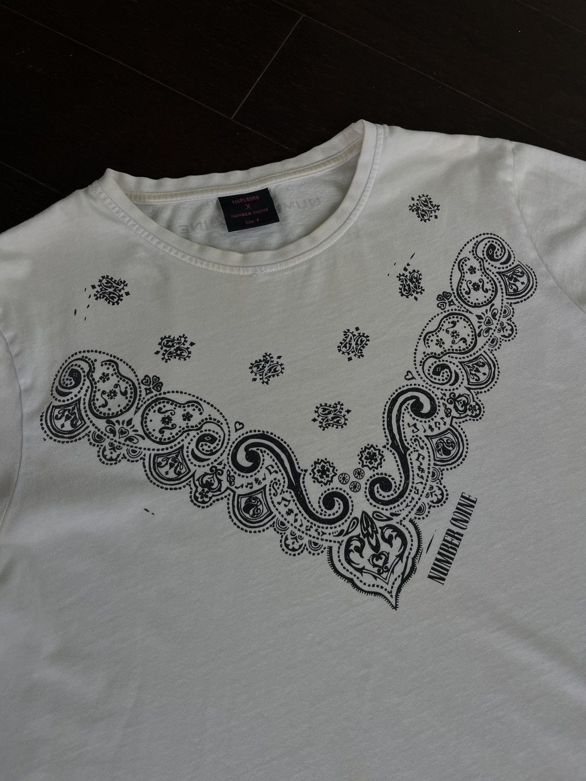 Number (N)ine Number Nine Marlboro Tee white - F Size US M / EU 48-50 / 2 - 9 Thumbnail