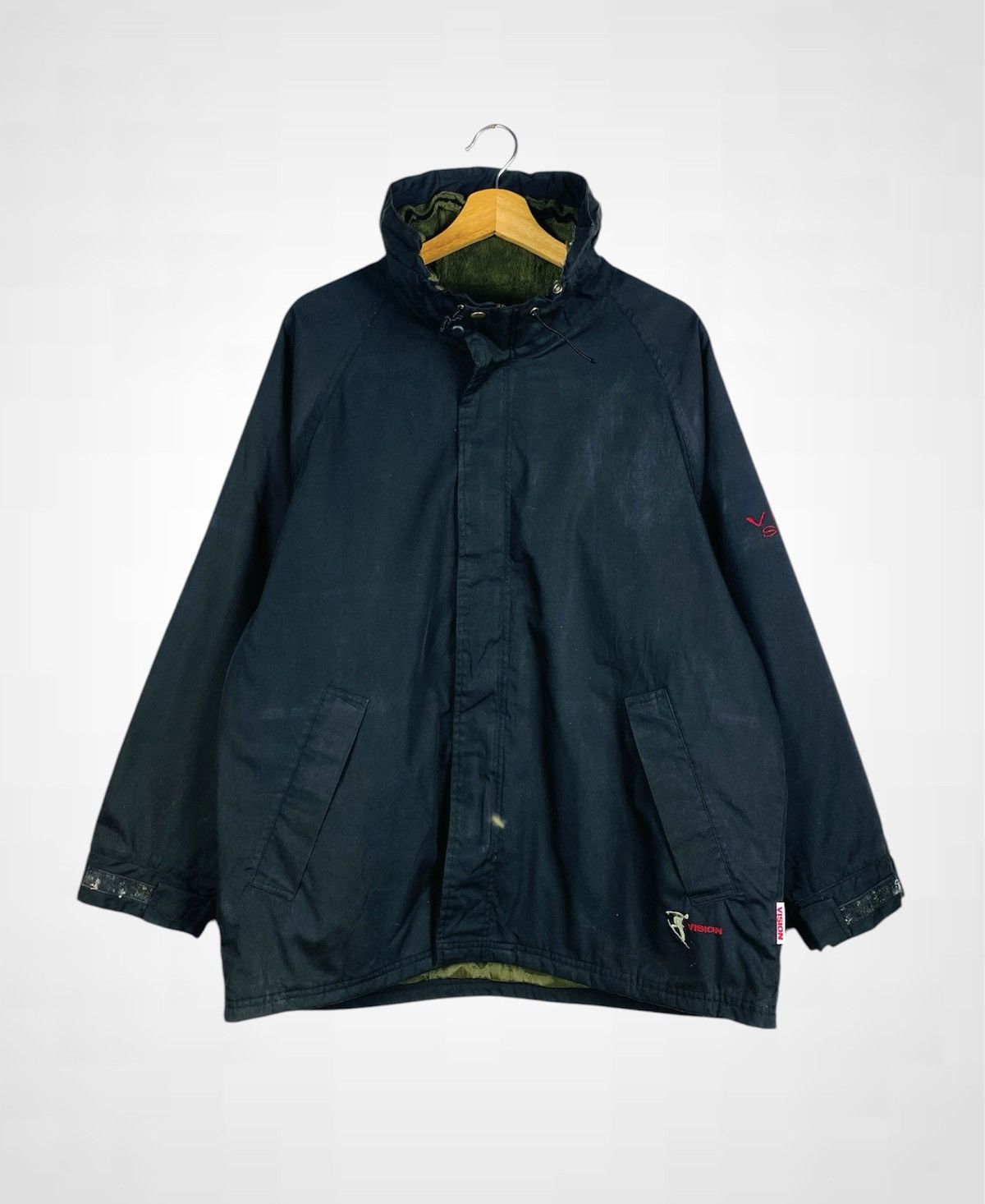 Vision Streetwear Vintage 90s Vission Streetwear Zipper Jacket Size US L / EU 52-54 / 3 - 1 Thumbnail