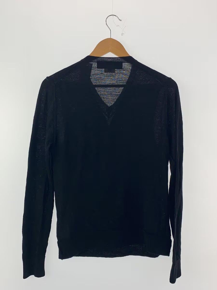 Comme des Garcons × Comme des Garcons Homme Plus Reconstructed Patch Vest Wool Knit Cardigan Size US S / EU 44-46 / 1 - 2 Thumbnail