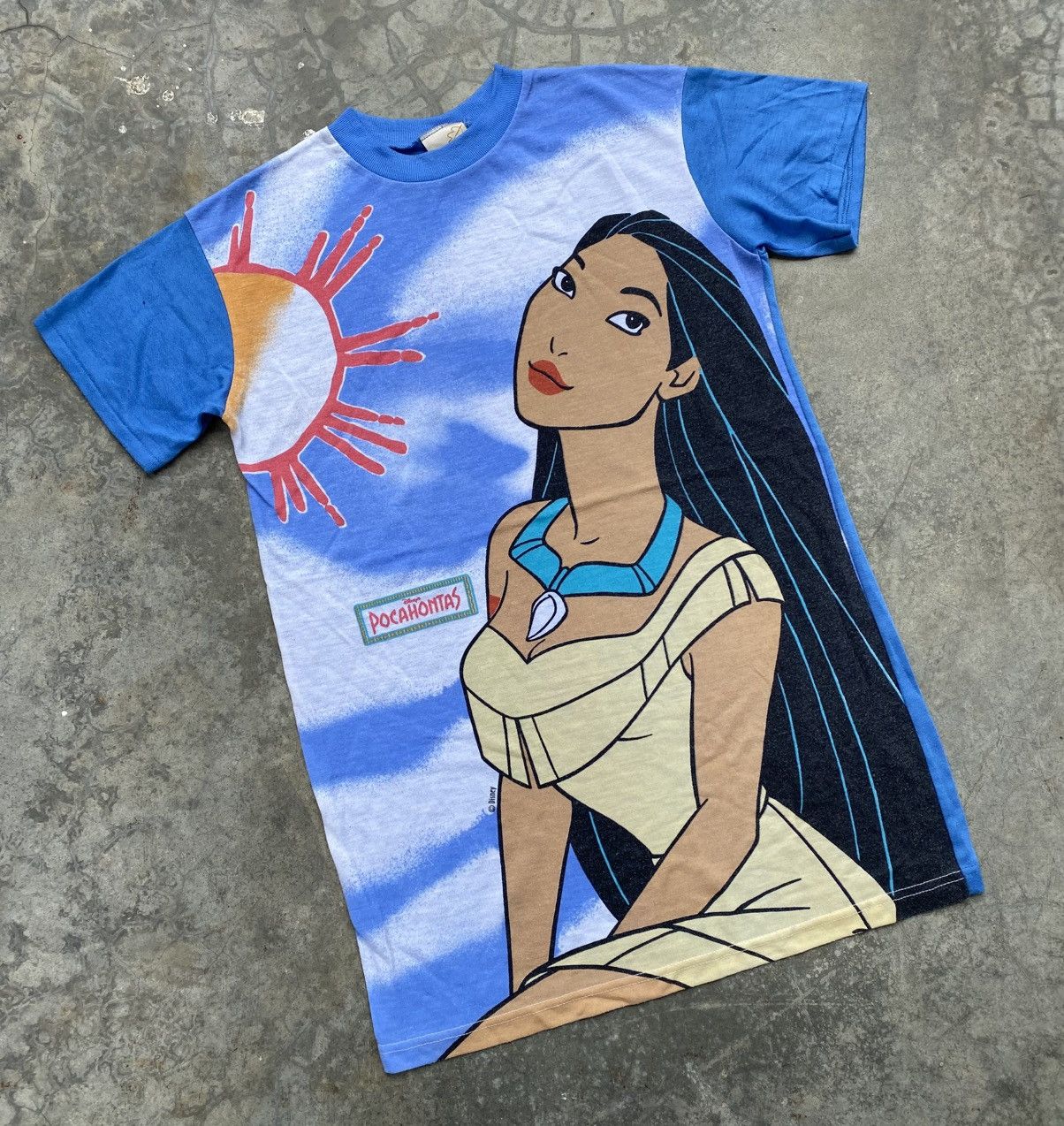 Disney vintage-style Disney Pocahontas T-shirt Size US XXS / EU 40 - 2 Thumbnail