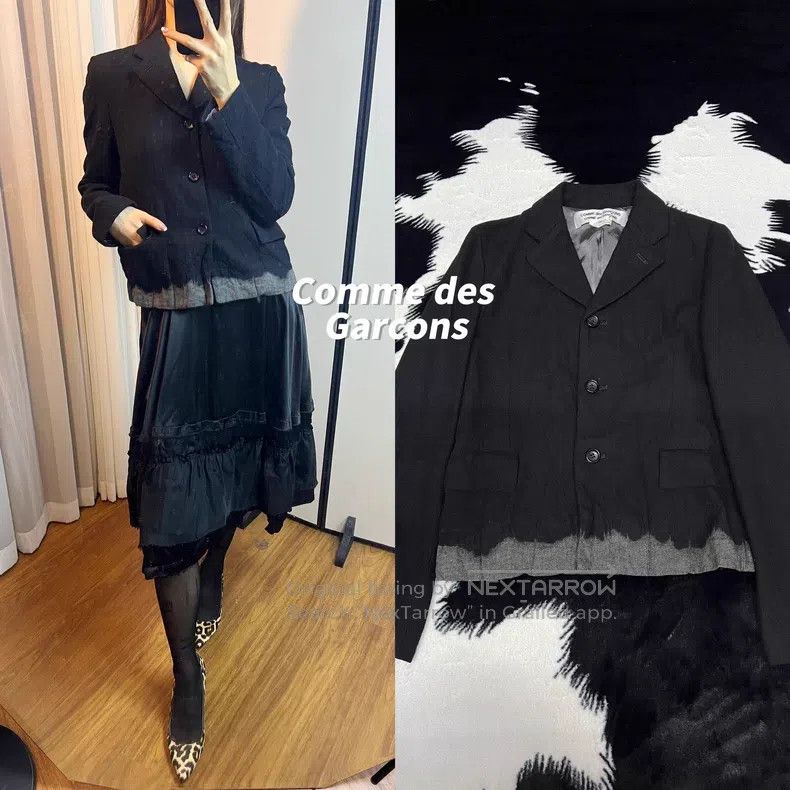 Comme des Garcons Comme Des Garcons Faded Wool Suit Jacket Size XS / US 0-2 / IT 36-38 - 1 Thumbnail