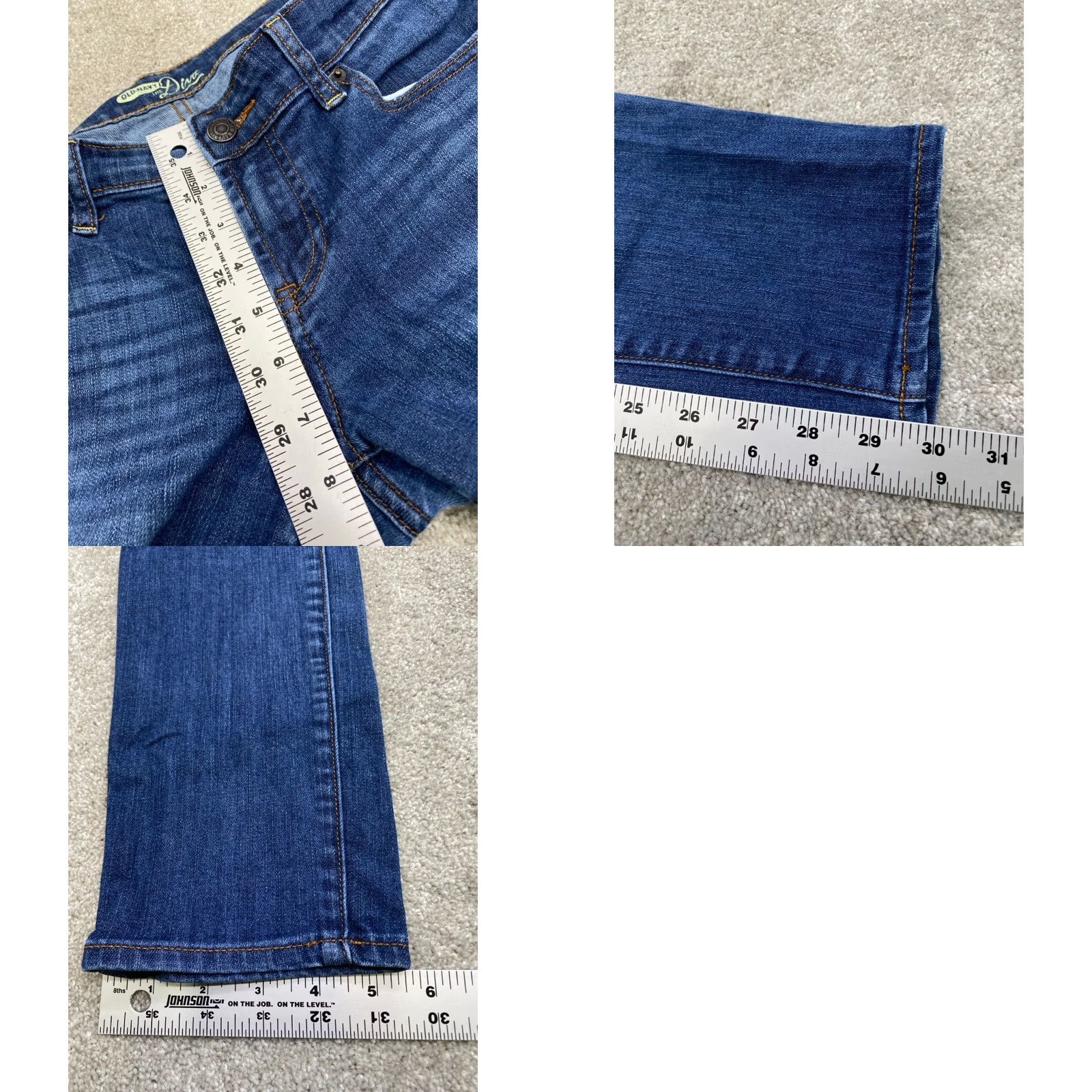 Old Navy Old Navy Jeans Women's 30 Blue Denim Skinny Stretch The Diva Jeans Regular 5-Pocket Size 30" / US 8 / IT 44 - 9 Thumbnail