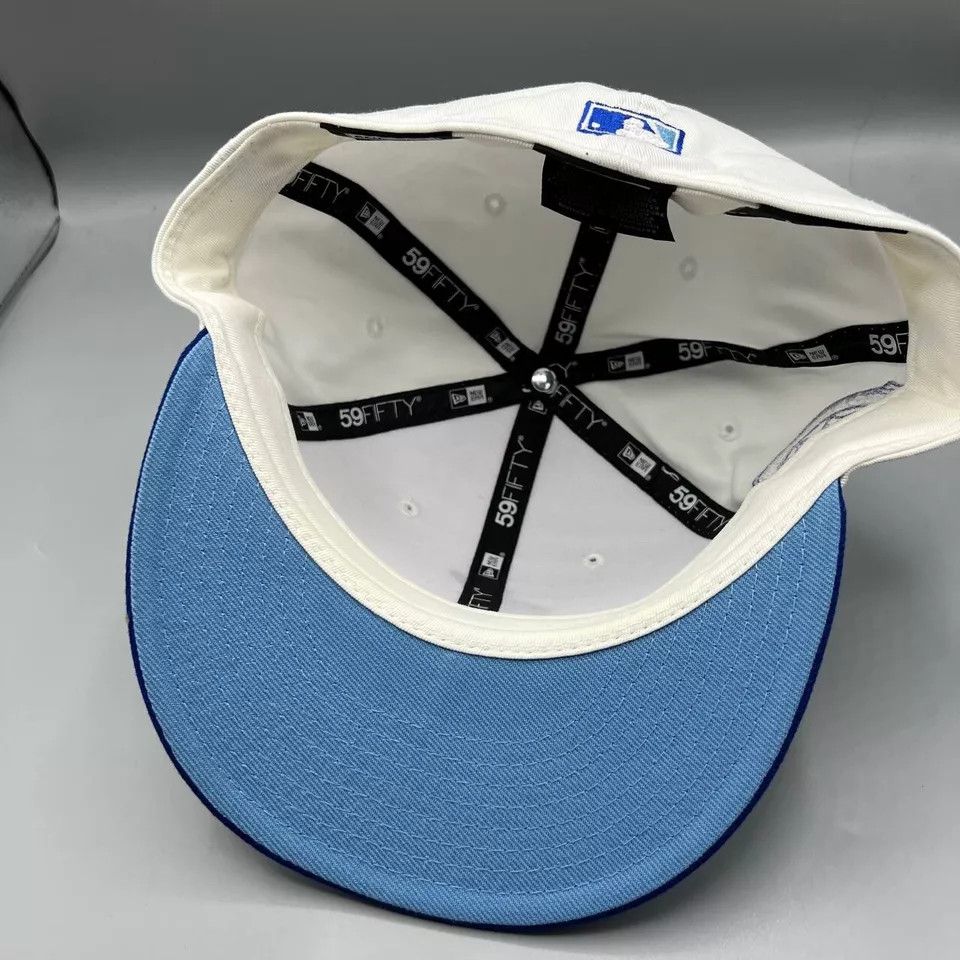 New Era St. Louis Cardinals Hat Men 7 5/8 White Blue MLB Fitted Cap Size ONE SIZE - 6 Thumbnail