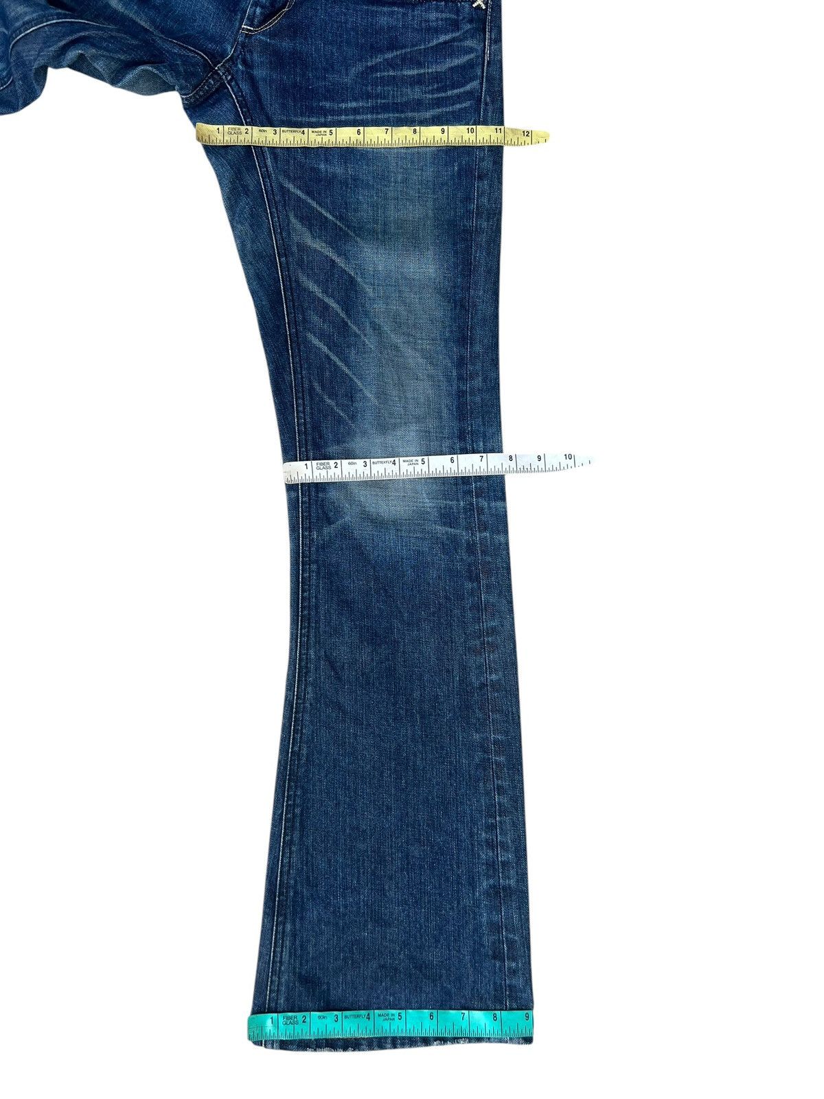 Lee Vintage Y2K Lee Riders Faded Denim Flare Jeans Size US 30 / EU 46 - 5 Thumbnail