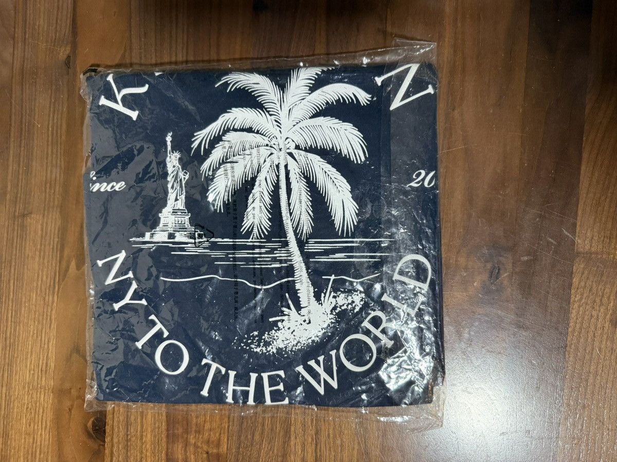 Kith Kith NY to the World Palm Pocket Tee Nocturnal Navy Sz Large Size US L / EU 52-54 / 3 - 8 Thumbnail
