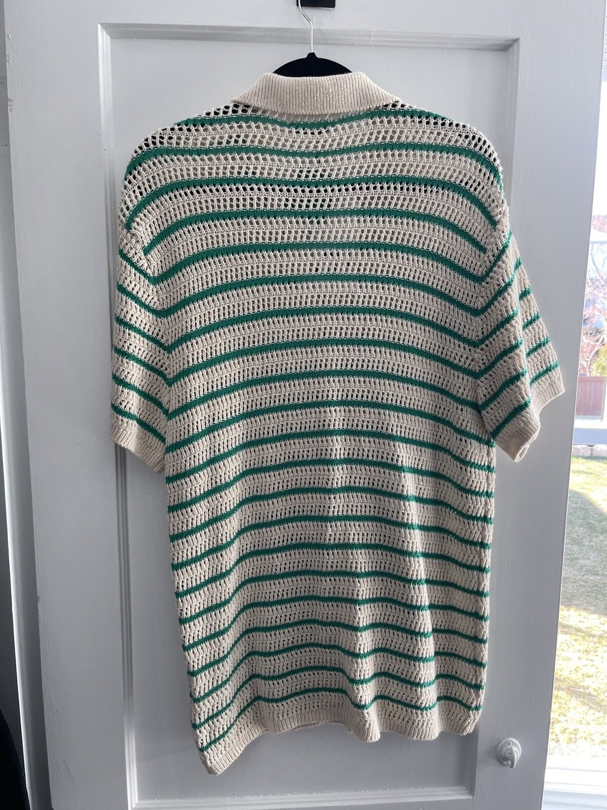 Zara Zara Green Crochet Shirt New with Tags RARE Size US L / EU 52-54 / 3 - 6 Thumbnail