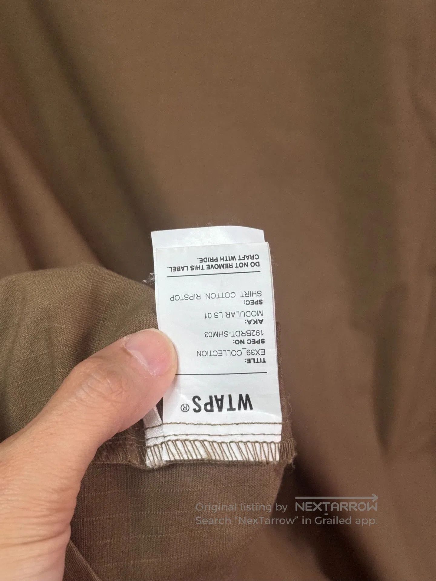 Wtaps WTAPS 19AW Cotton Ripstop Shirt Jacket. Size US L / EU 52-54 / 3 - 7 Thumbnail