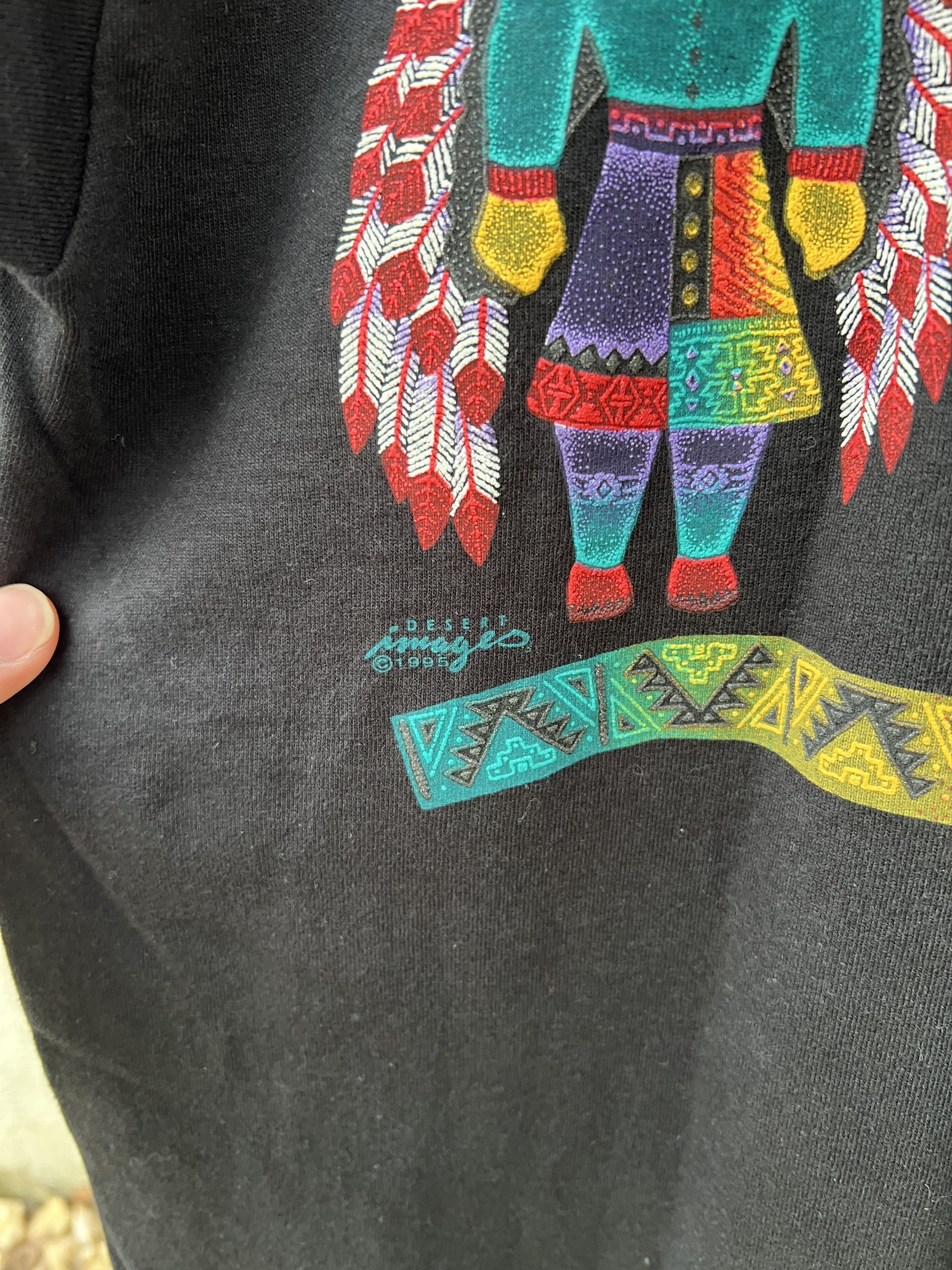 Fruit Of The Loom 1995 Santa Fe Native Tribe Tee Aztec Size US L / EU 52-54 / 3 - 2 Thumbnail